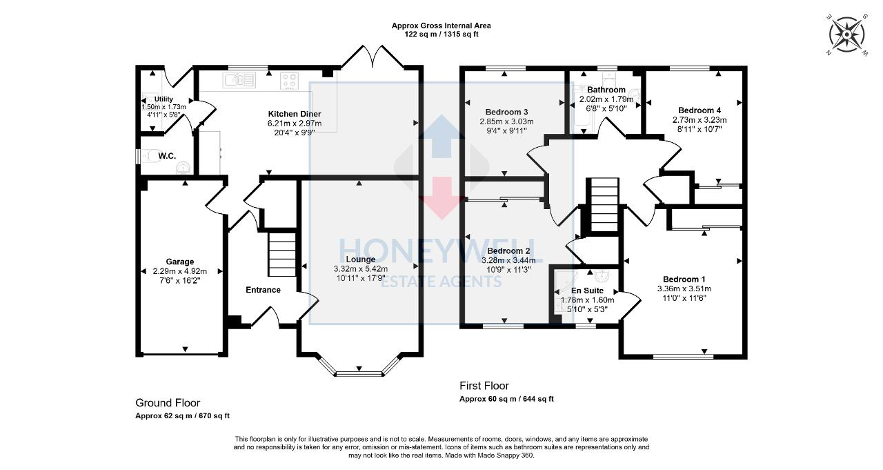 25, Edward Drive, CLITHEROE floorplan