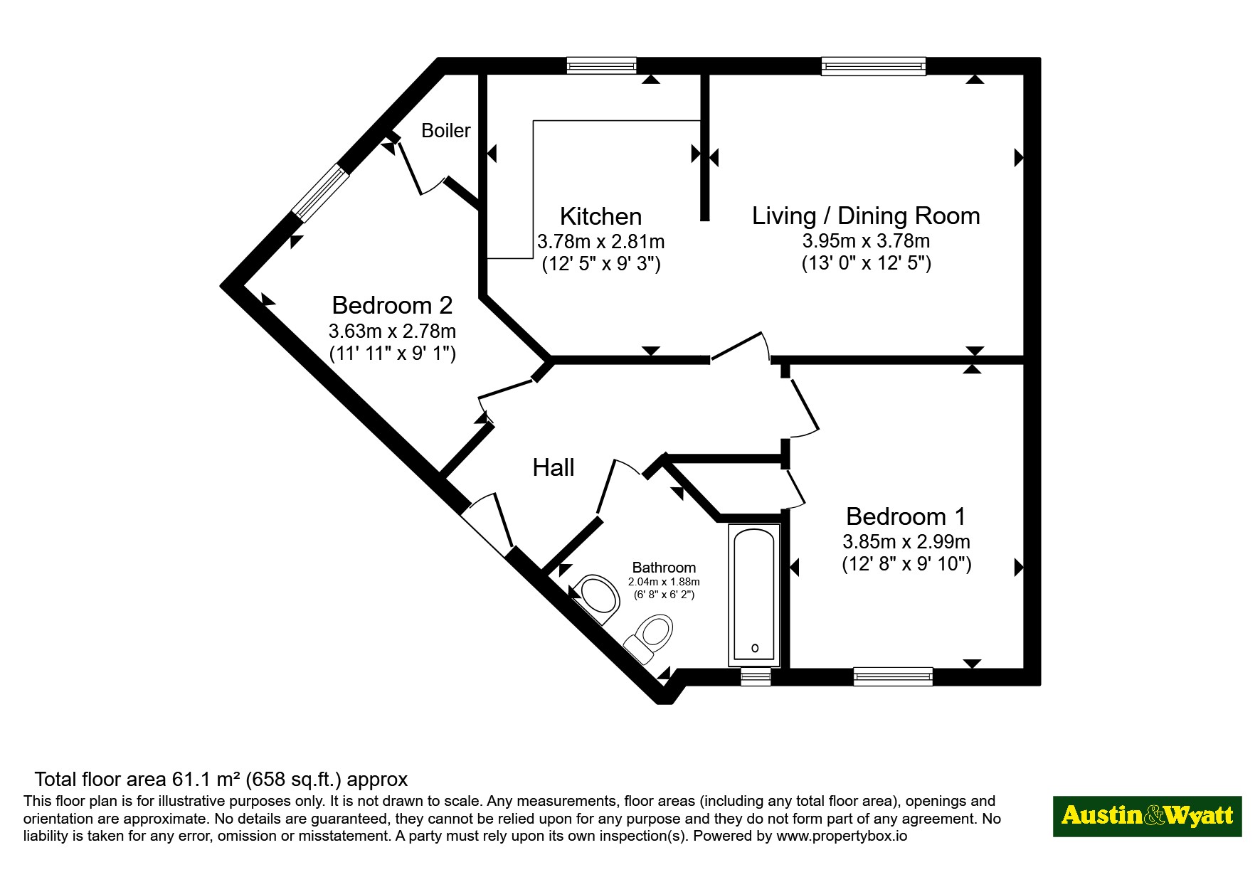 St Peters Place, Wiltshire floorplan