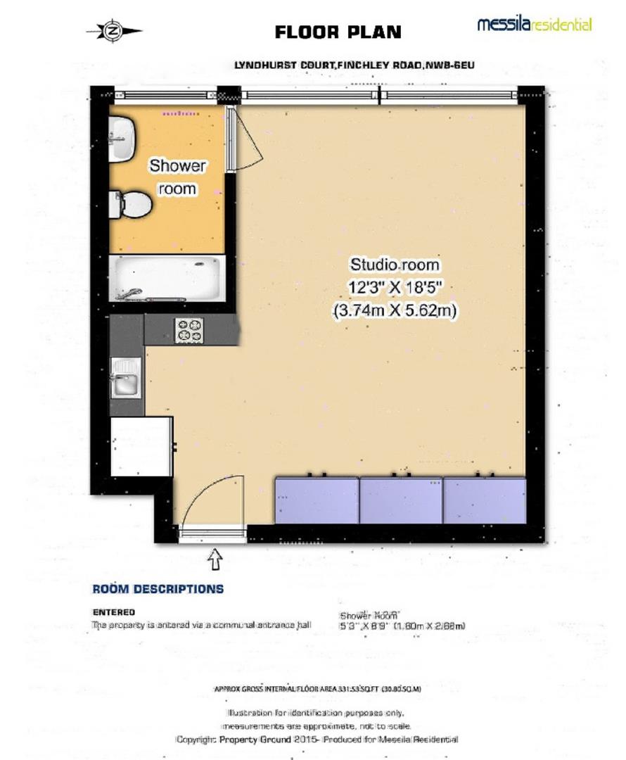 Lyndhurst Court, 804, 36-38, Lyndhurst Court, St John's Wood floorplan
