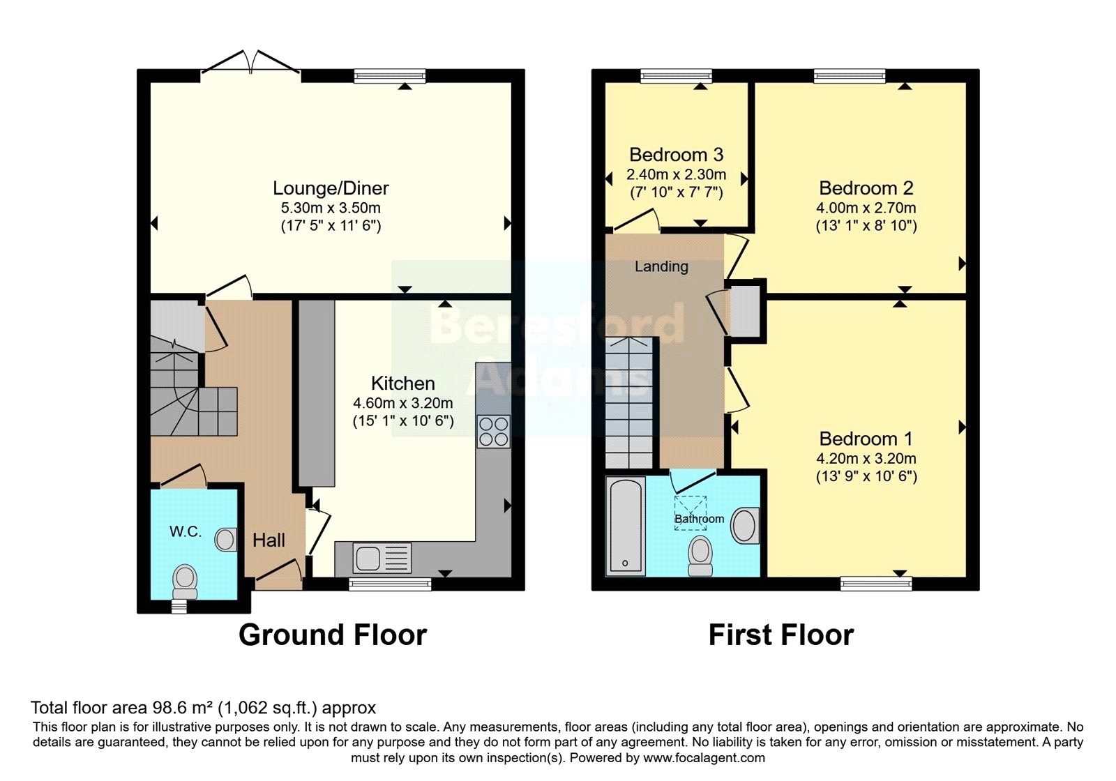 10, Nantlle Road, Caernarfon floorplan
