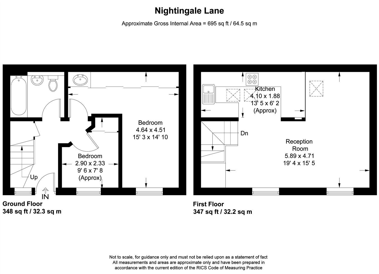 24B, Nightingale Lane, Wanstead floorplan