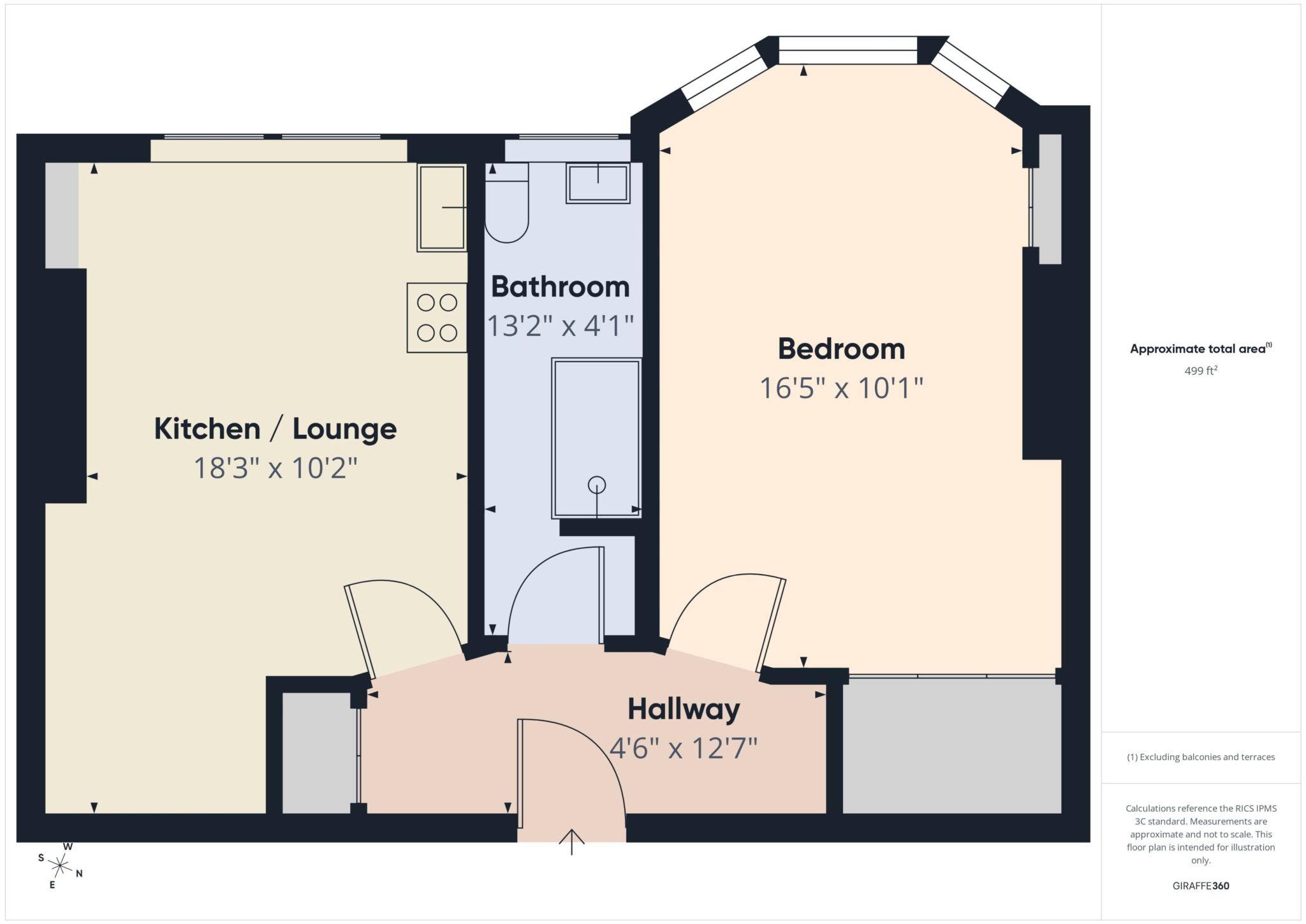 1/2, Dumbarton Road, Glasgow floorplan