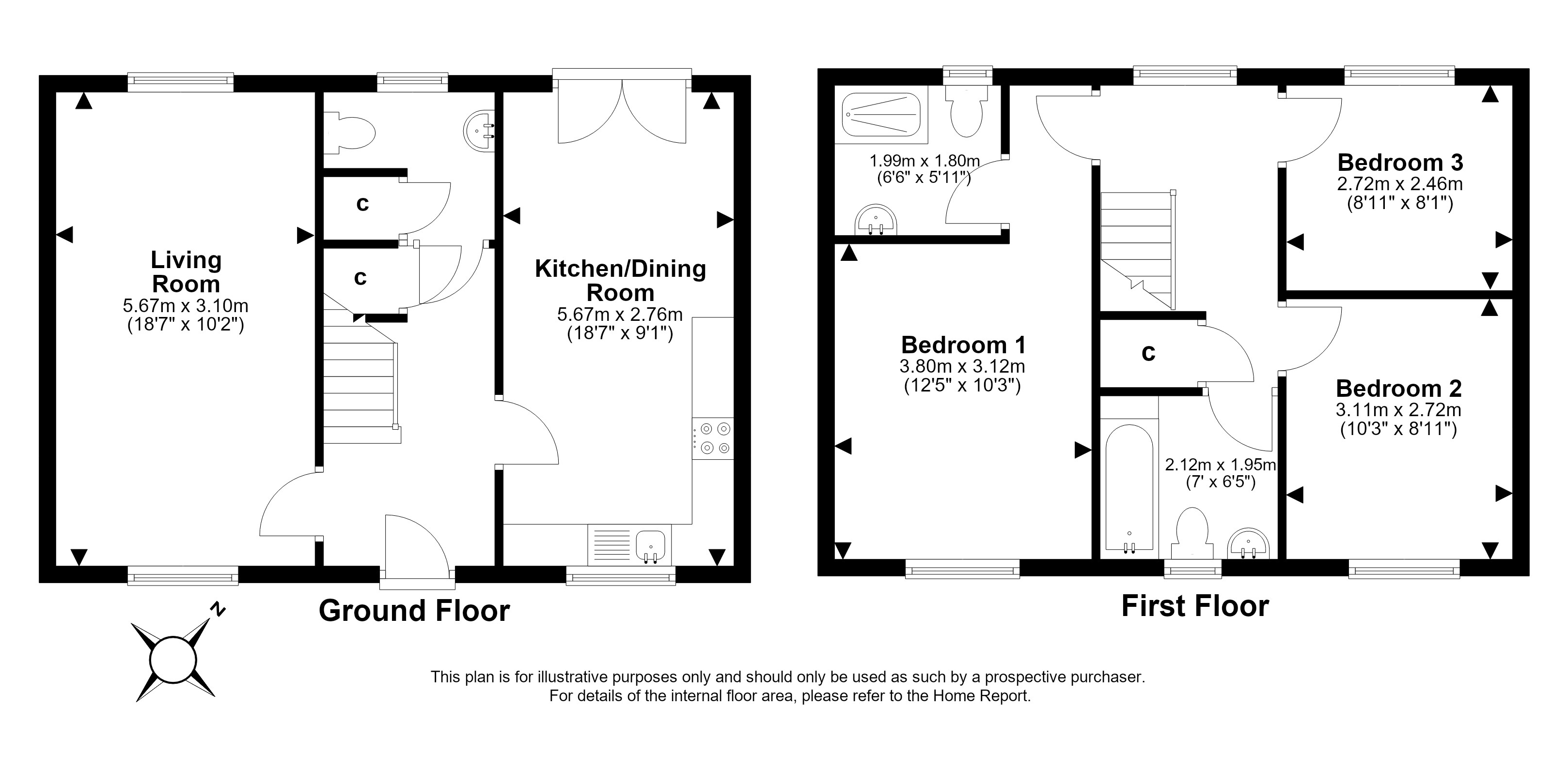 Milligan Road, Edinburgh floorplan