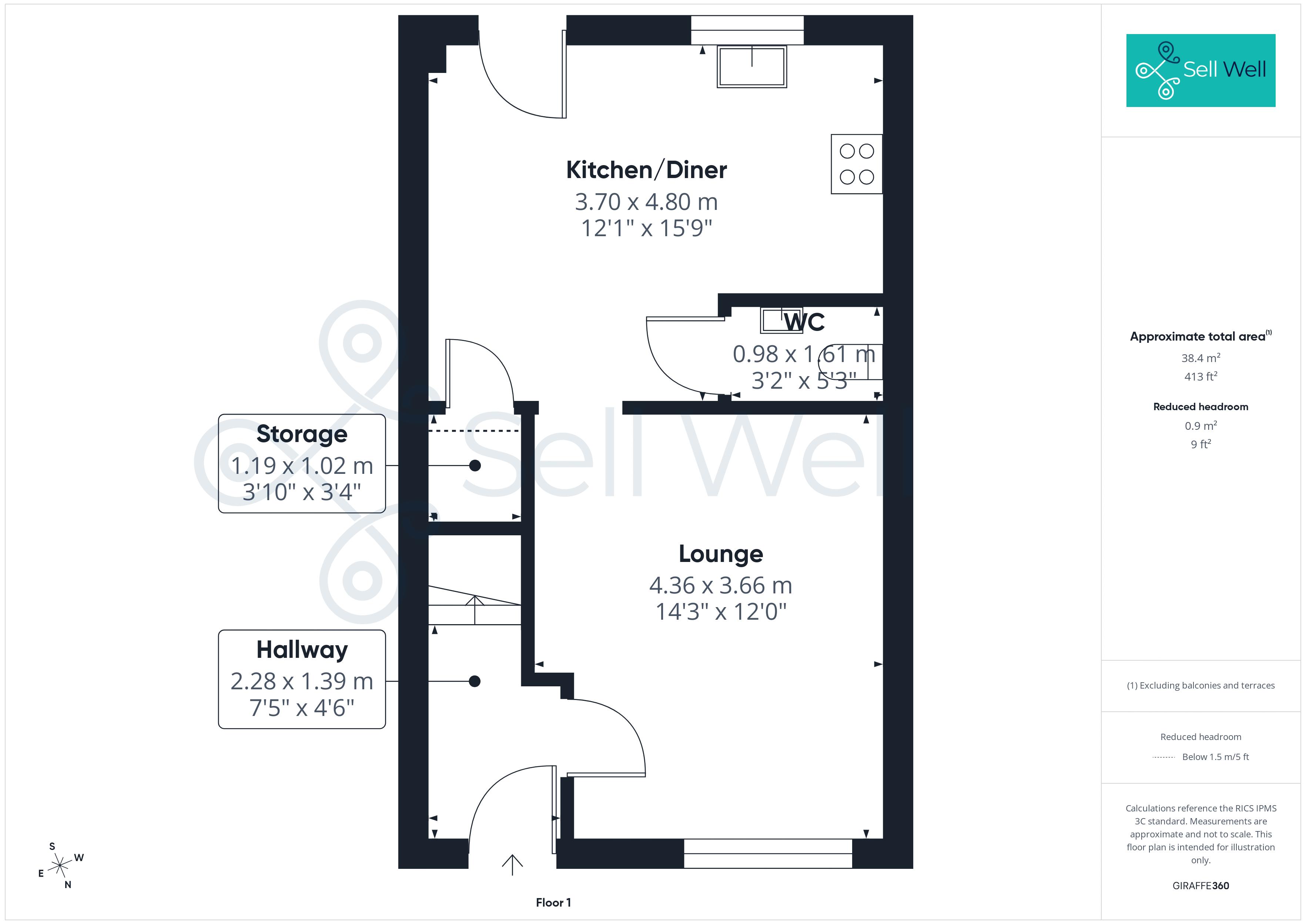 18, Spinners Drive, Manchester floorplan