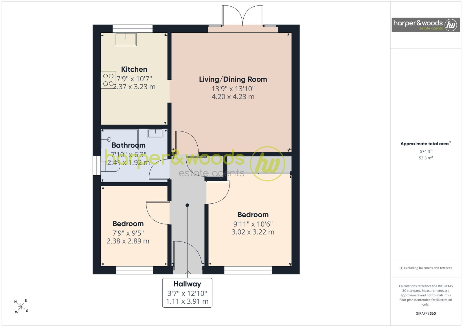 33, Burnley Road, Moreton floorplan