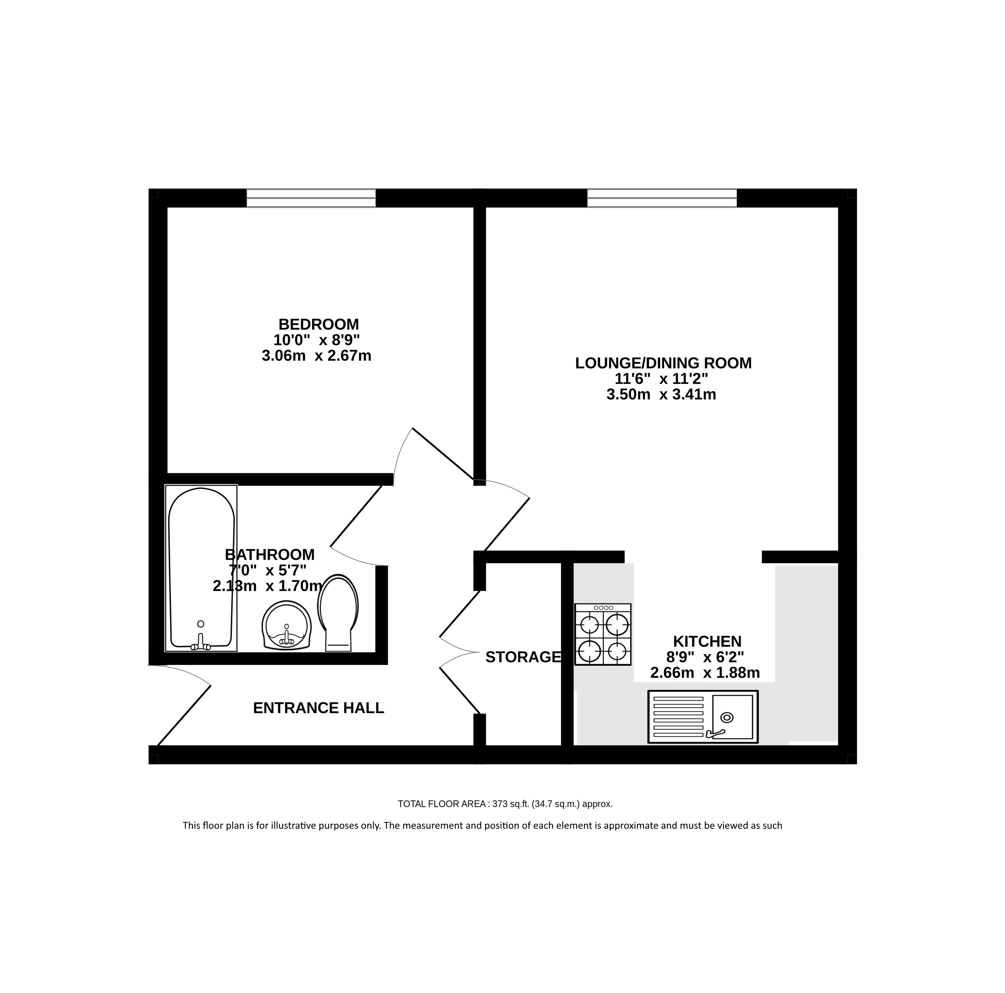 Stanhope Road, St Albans floorplan