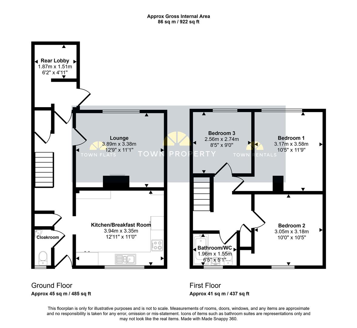 21, Ranworth Close, Eastbourne floorplan