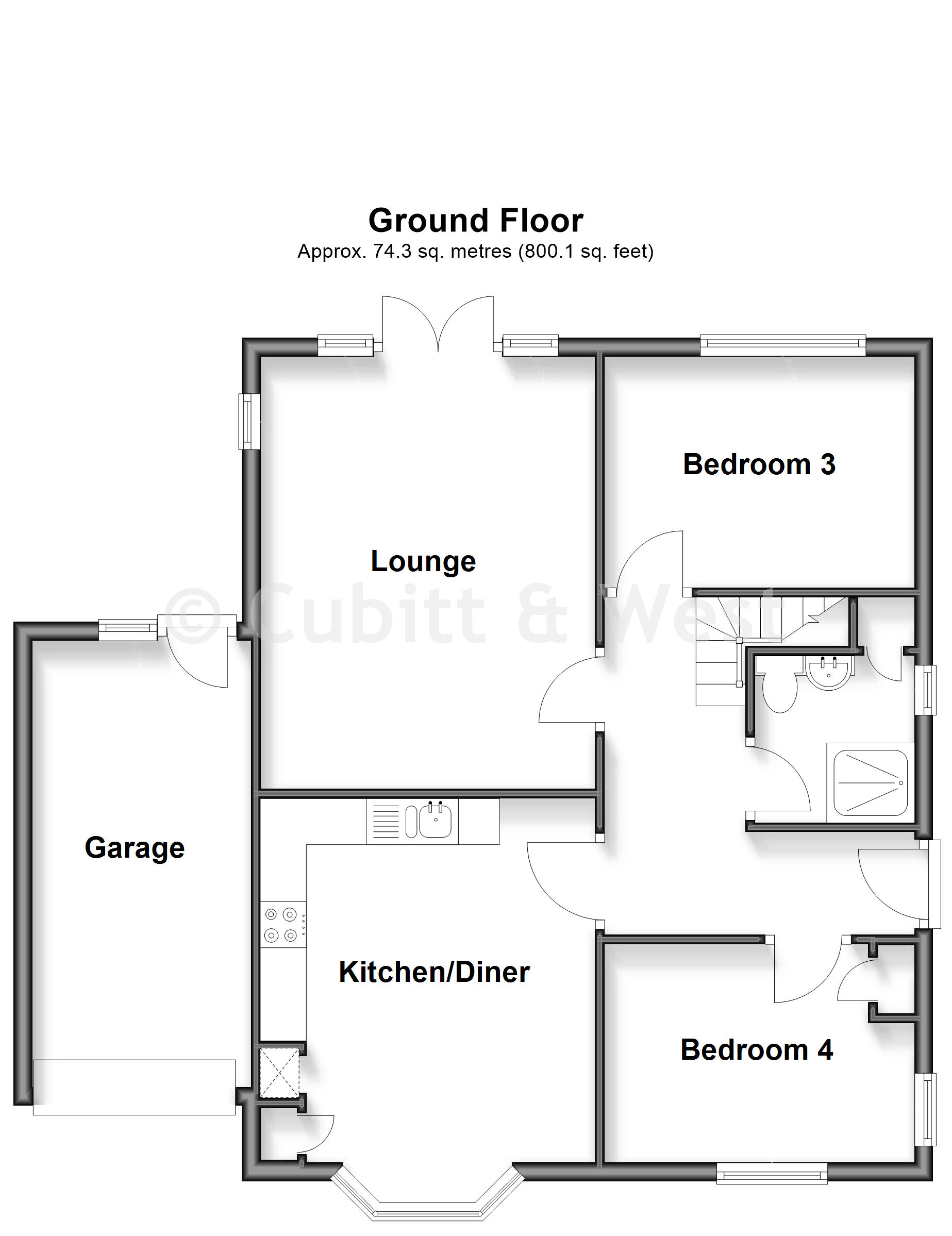 12, Roderick Avenue, Peacehaven floorplan