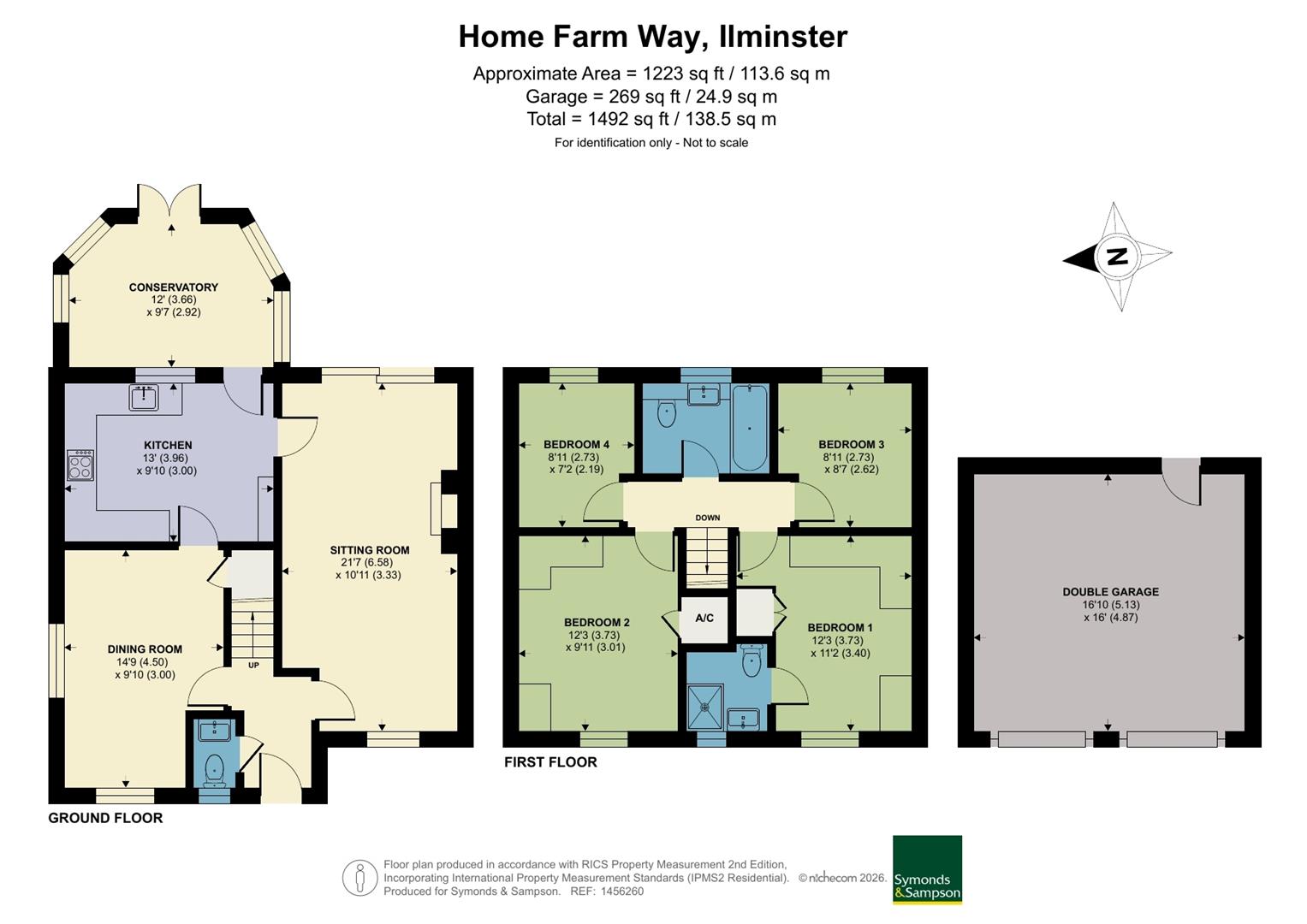23, Home Farm Way, Ilminster floorplan