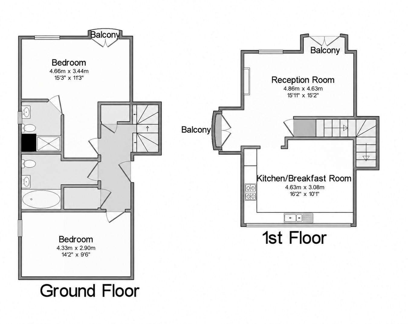 The Wharf, Jessamy Road, Weybridge floorplan