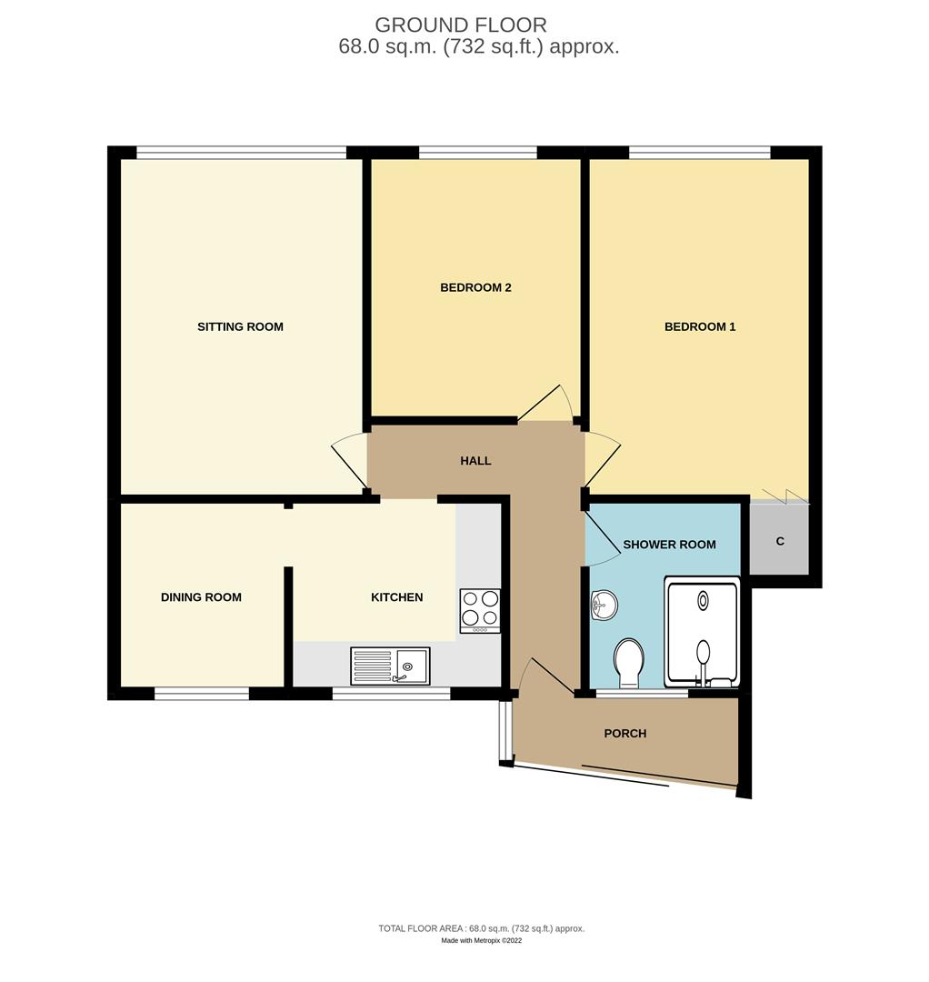 17, Yew Tree Court, Newlands Road floorplan