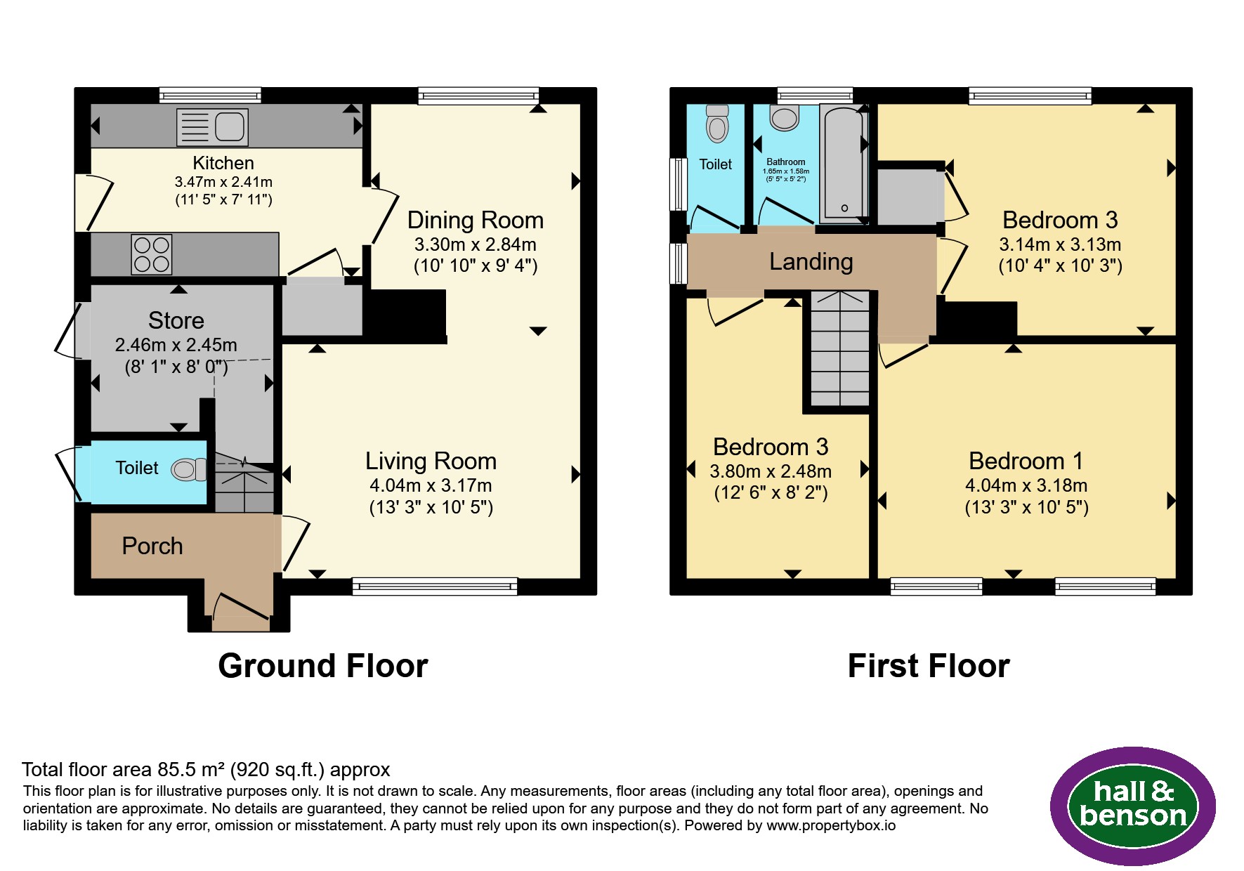17, Coronation Avenue, Belper floorplan