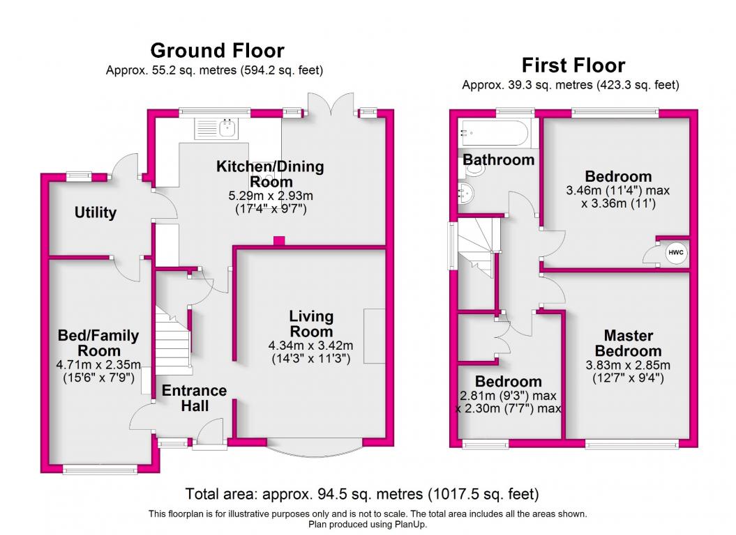 3 Bedrooms Link-detached house for sale in Croft Road, Mortimer Common RG7