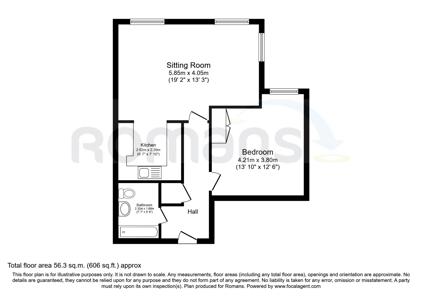 Jouldings Lane, Reading floorplan