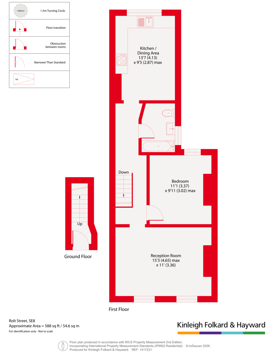 Rolt Street, London floorplan