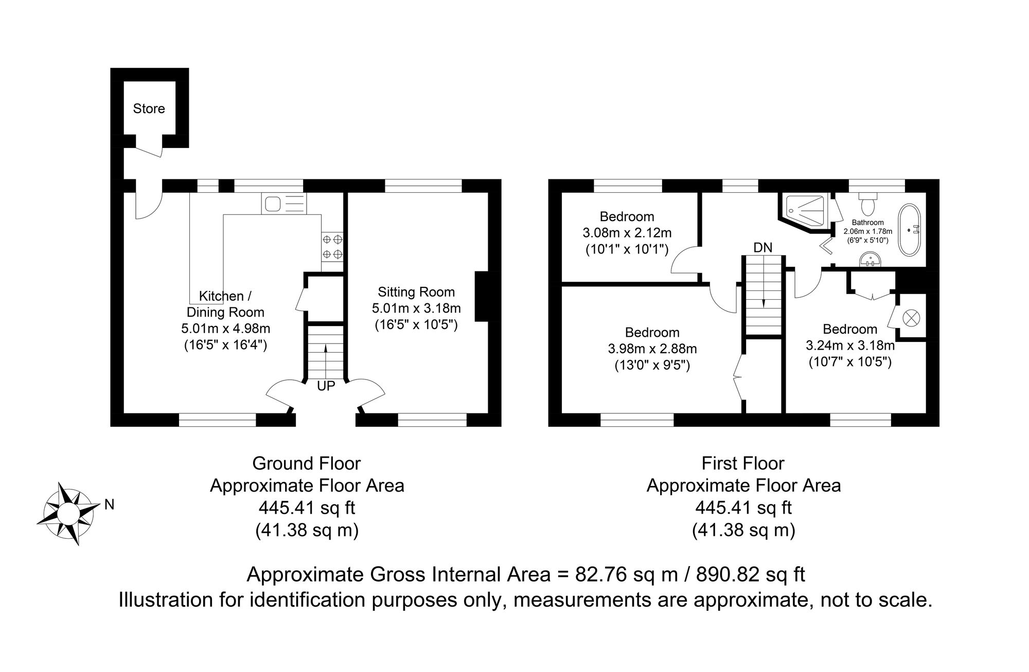 43 Shepherds Way, Lewes floorplan
