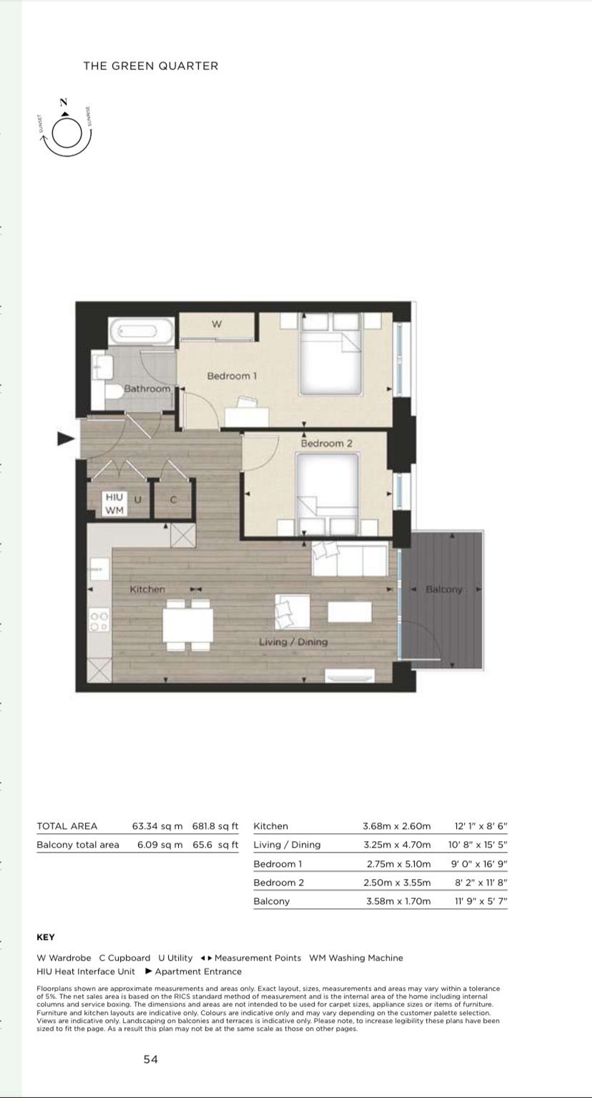 Flat 10, Iris House, Southall floorplan