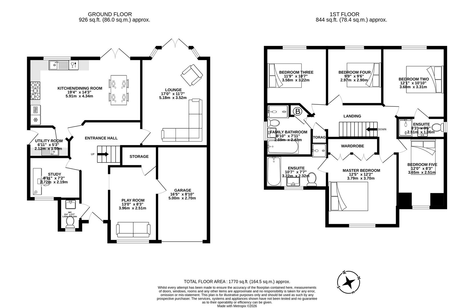 7, Murray Avenue, Leyland floorplan