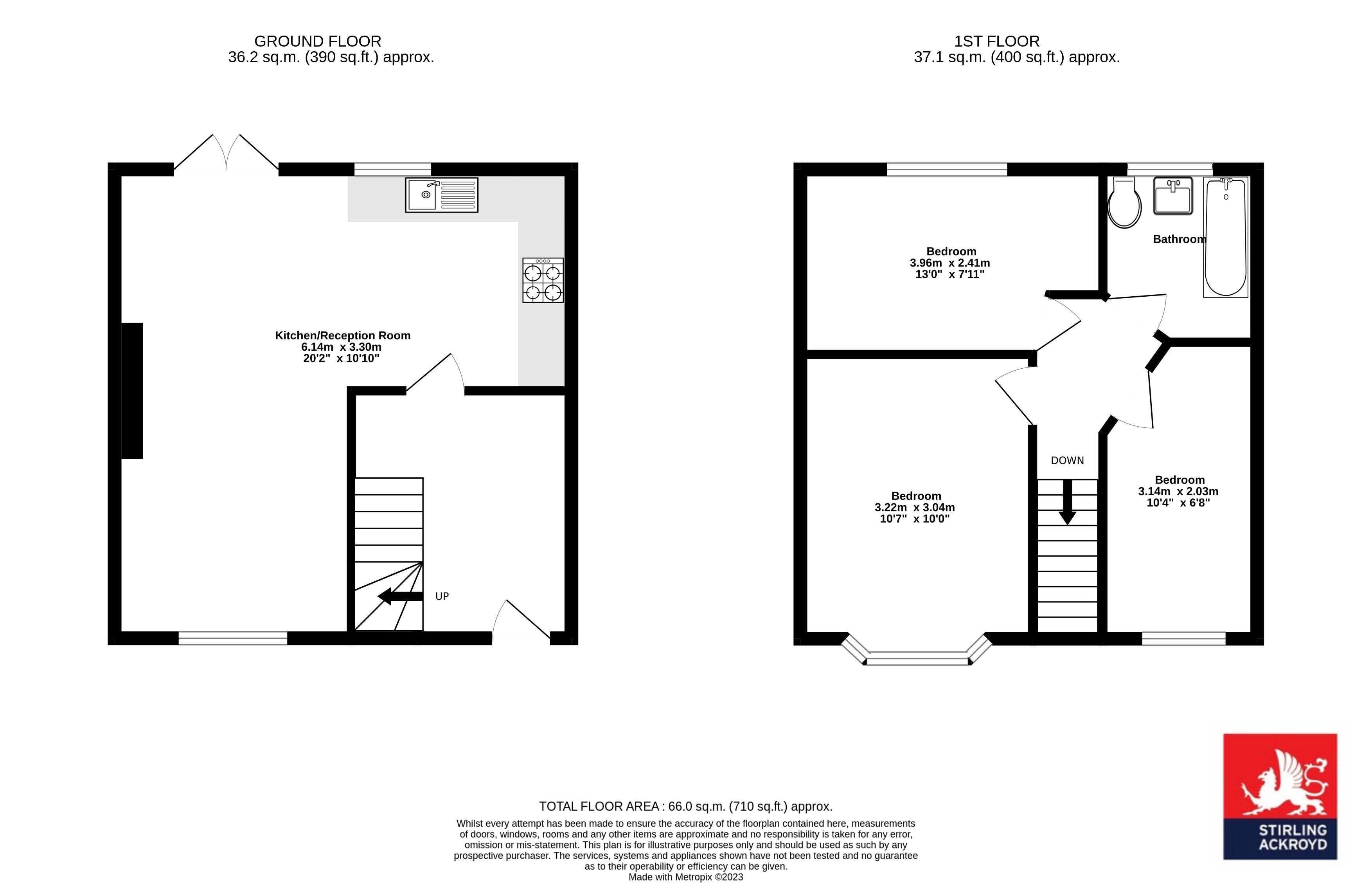 87, Warren Road, Twickenham floorplan