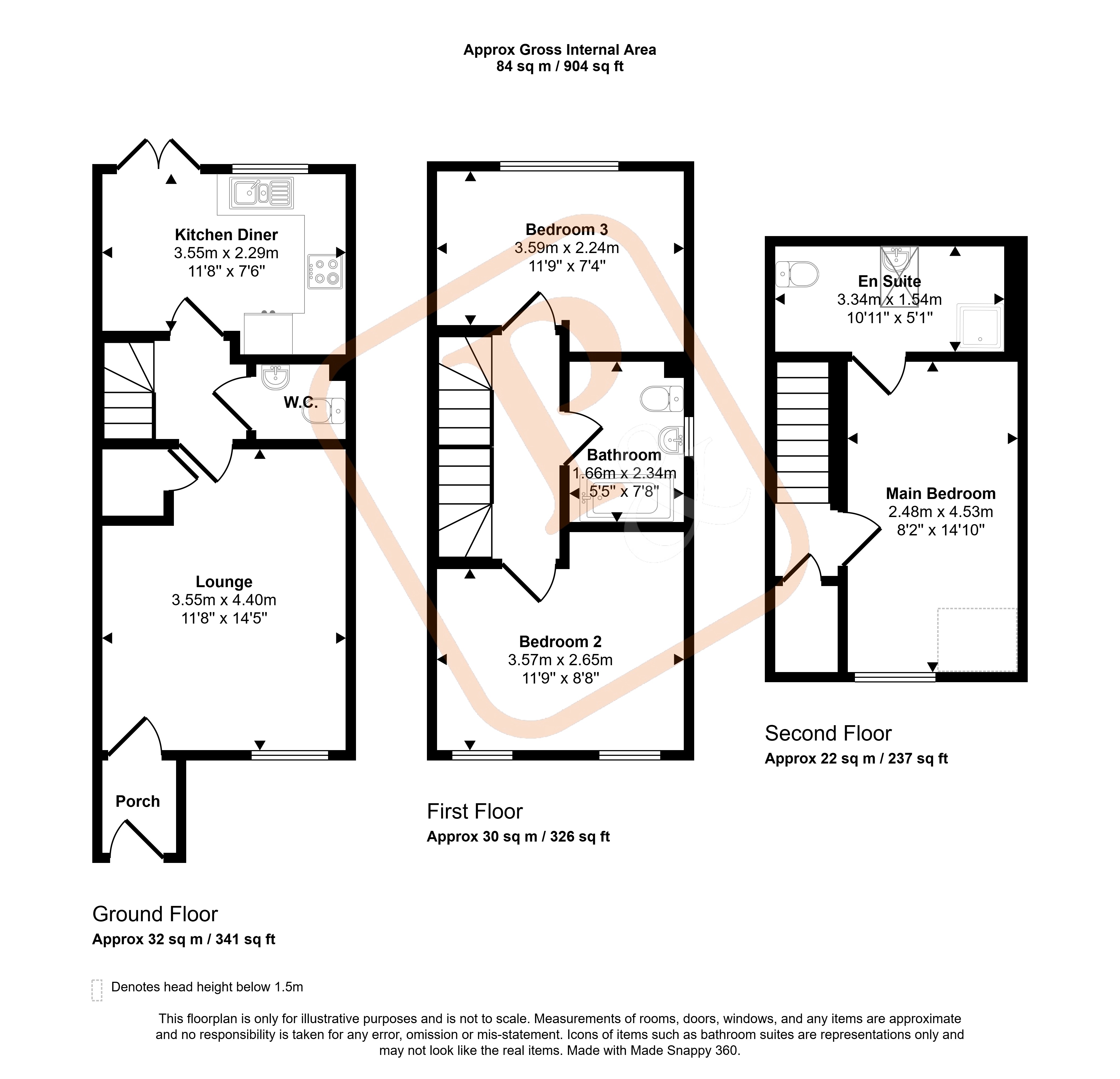 17, Shore Way, Essex floorplan