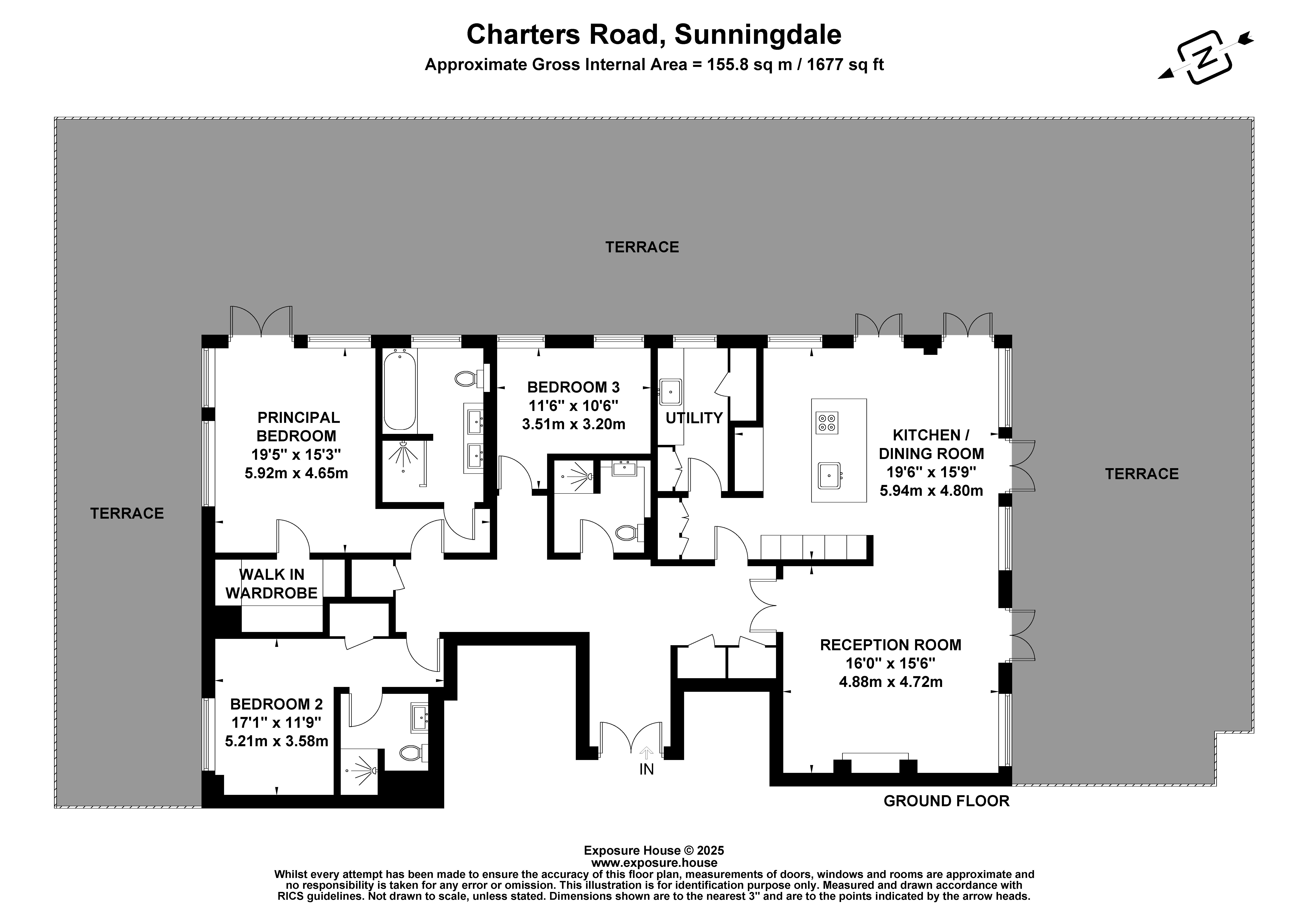 Apartment 6, Charters Garden House,, Charters Road, Berkshire floorplan
