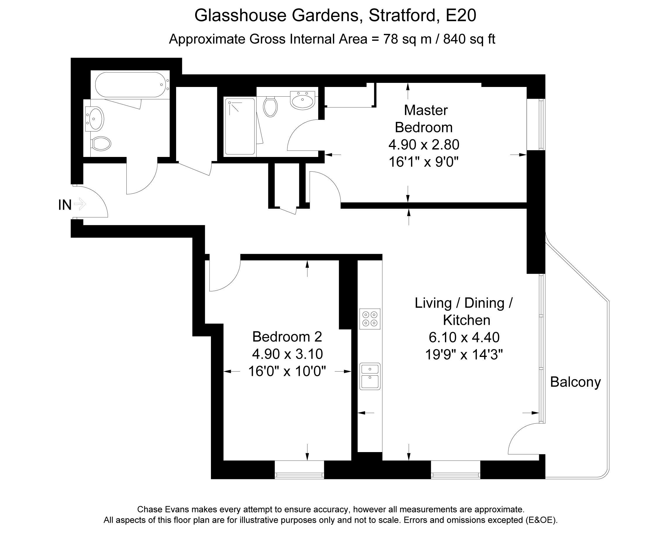 2 Bedrooms Flat for sale in Lantana Heights, Glasshouse Gardens, Stratford E20