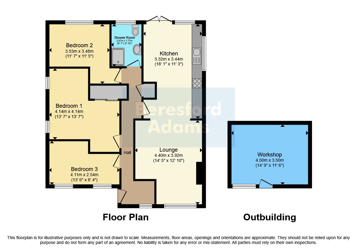 7, Glas Coed, Conwy floorplan