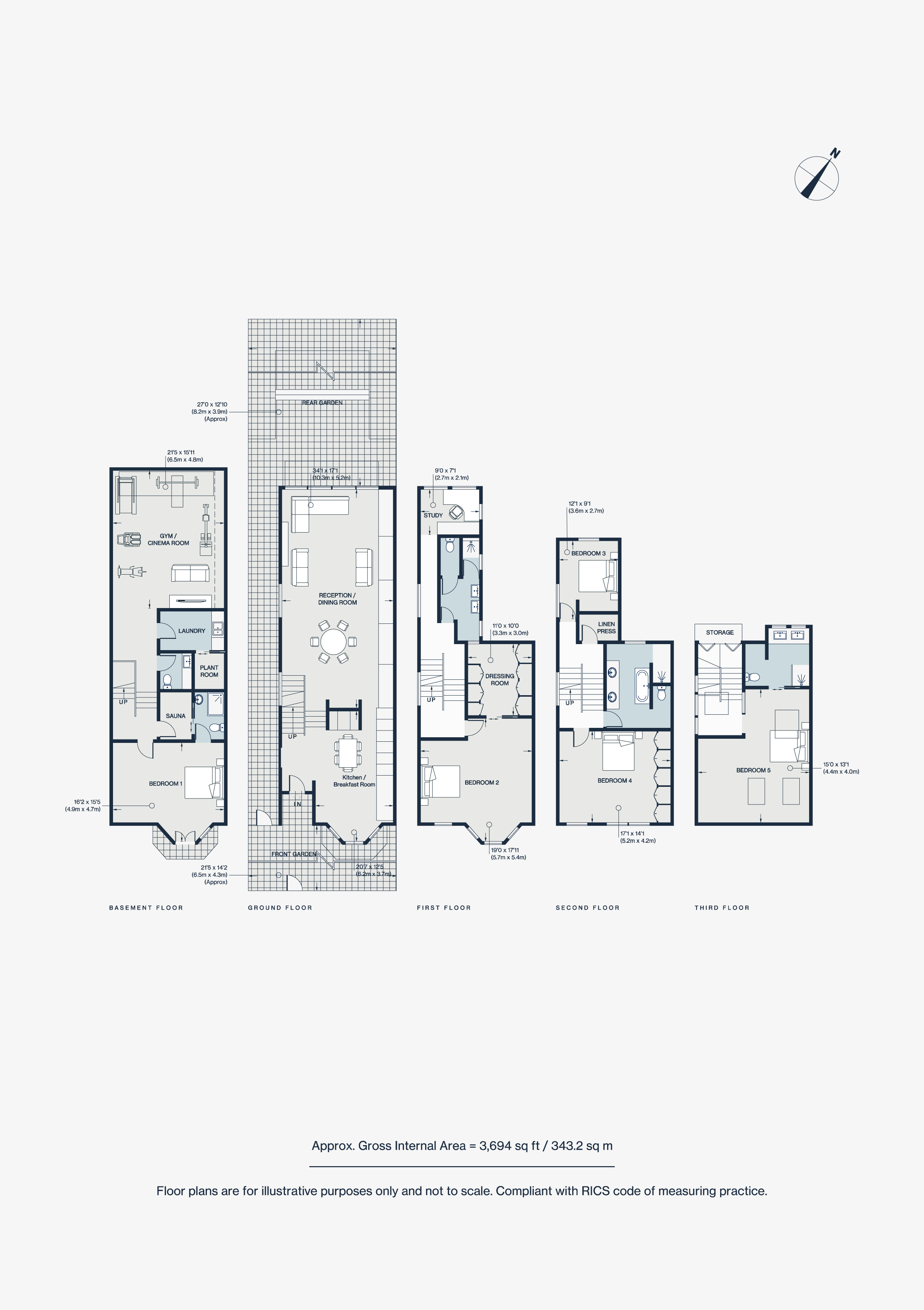 30, Melrose Gardens, London floorplan