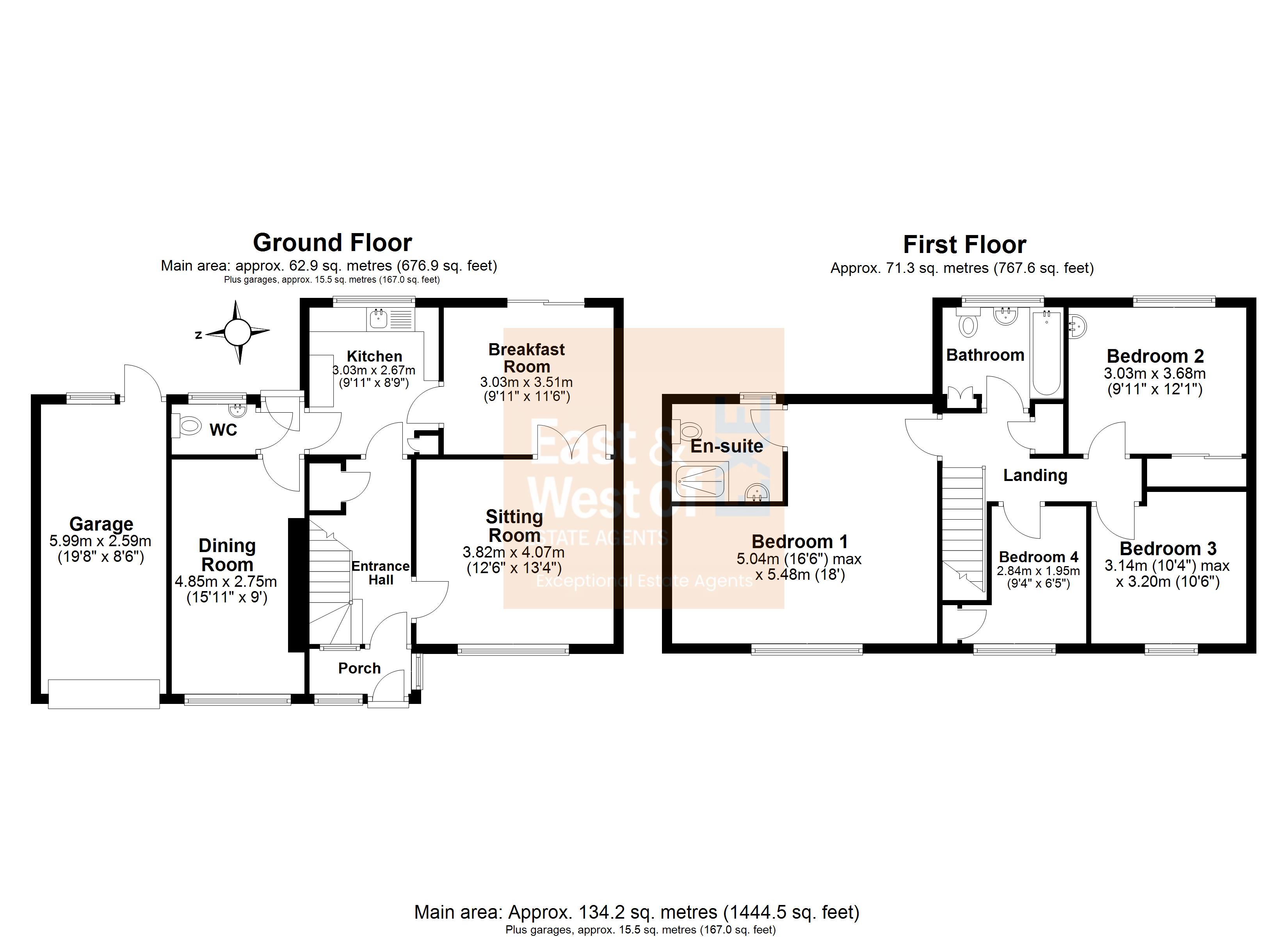 11, Grindle Way, Exeter floorplan