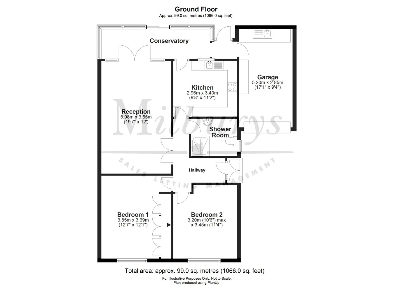 45, Squires Leaze, Thornbury floorplan