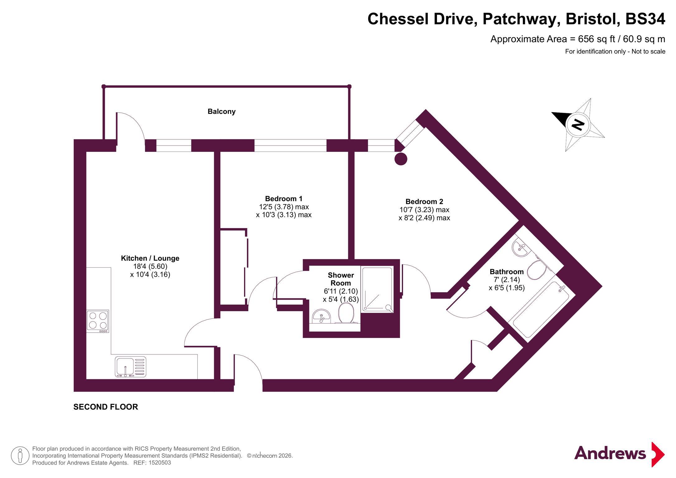 150, Chessel Drive, Bristol floorplan