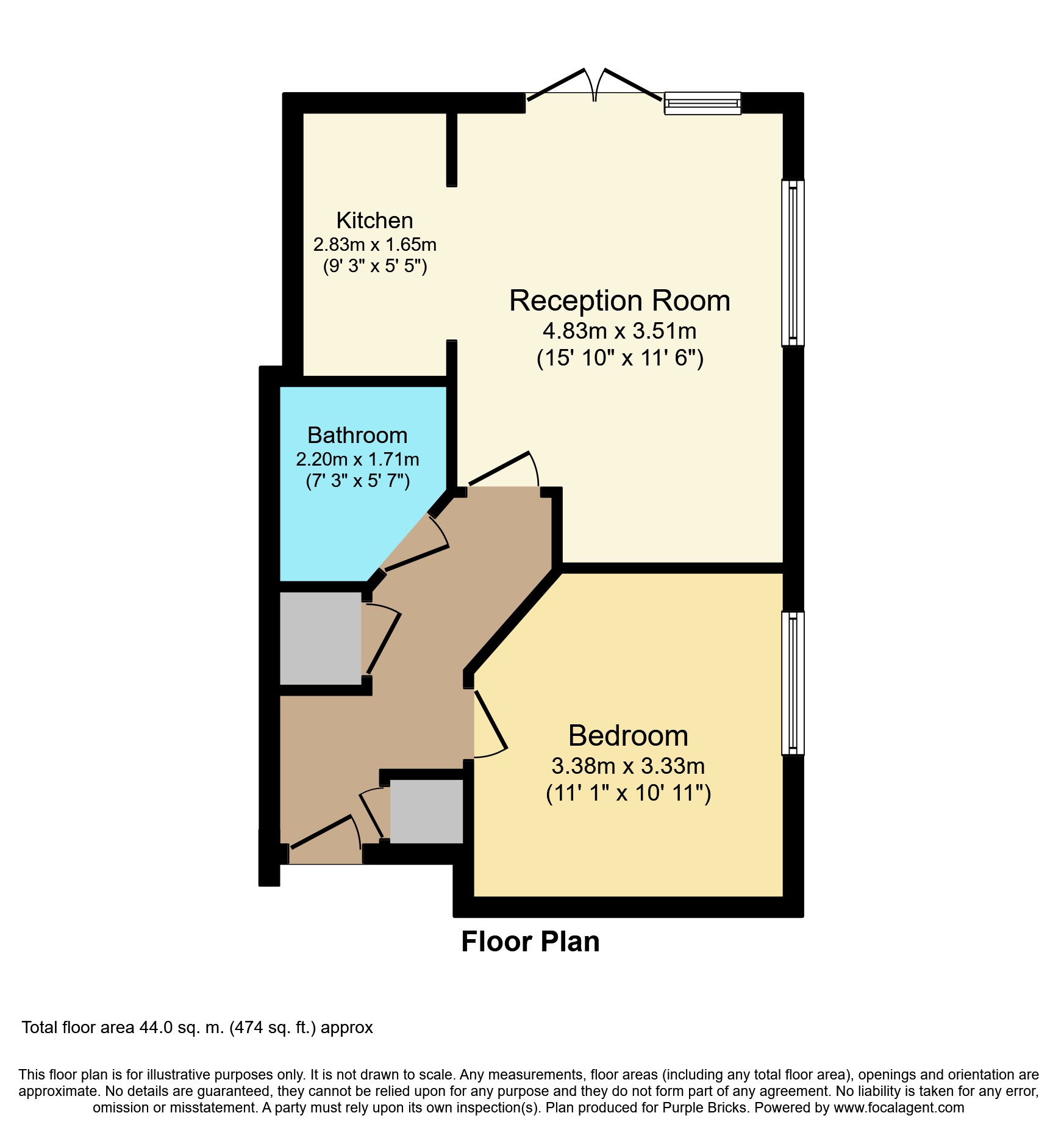 1 Bedrooms Flat for sale in Heron Way, Wallington SM6