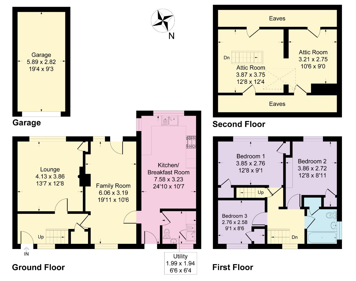 5, Crosshills Road, Keighley floorplan