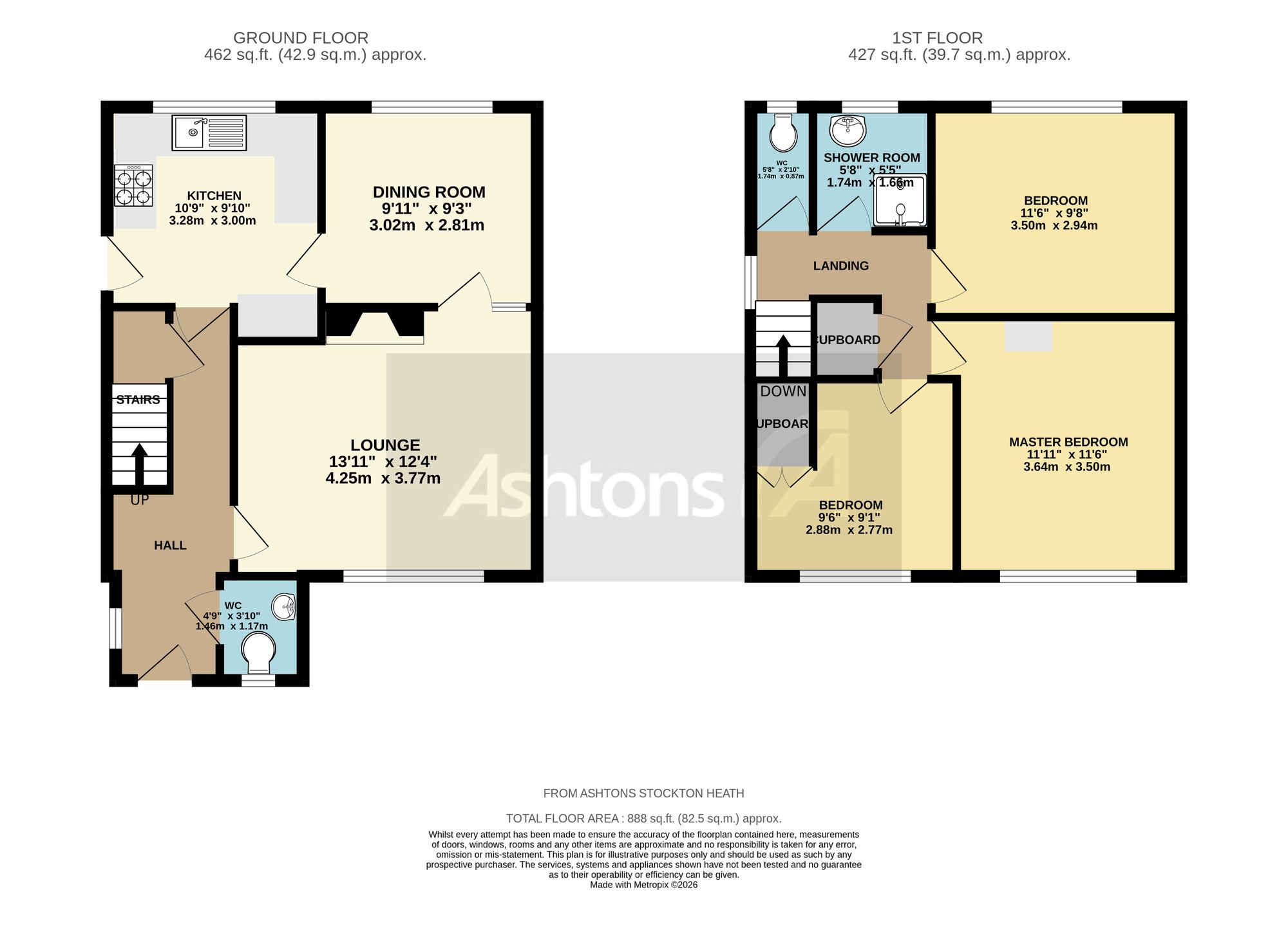 16 Cuerdon Drive, Warrington floorplan