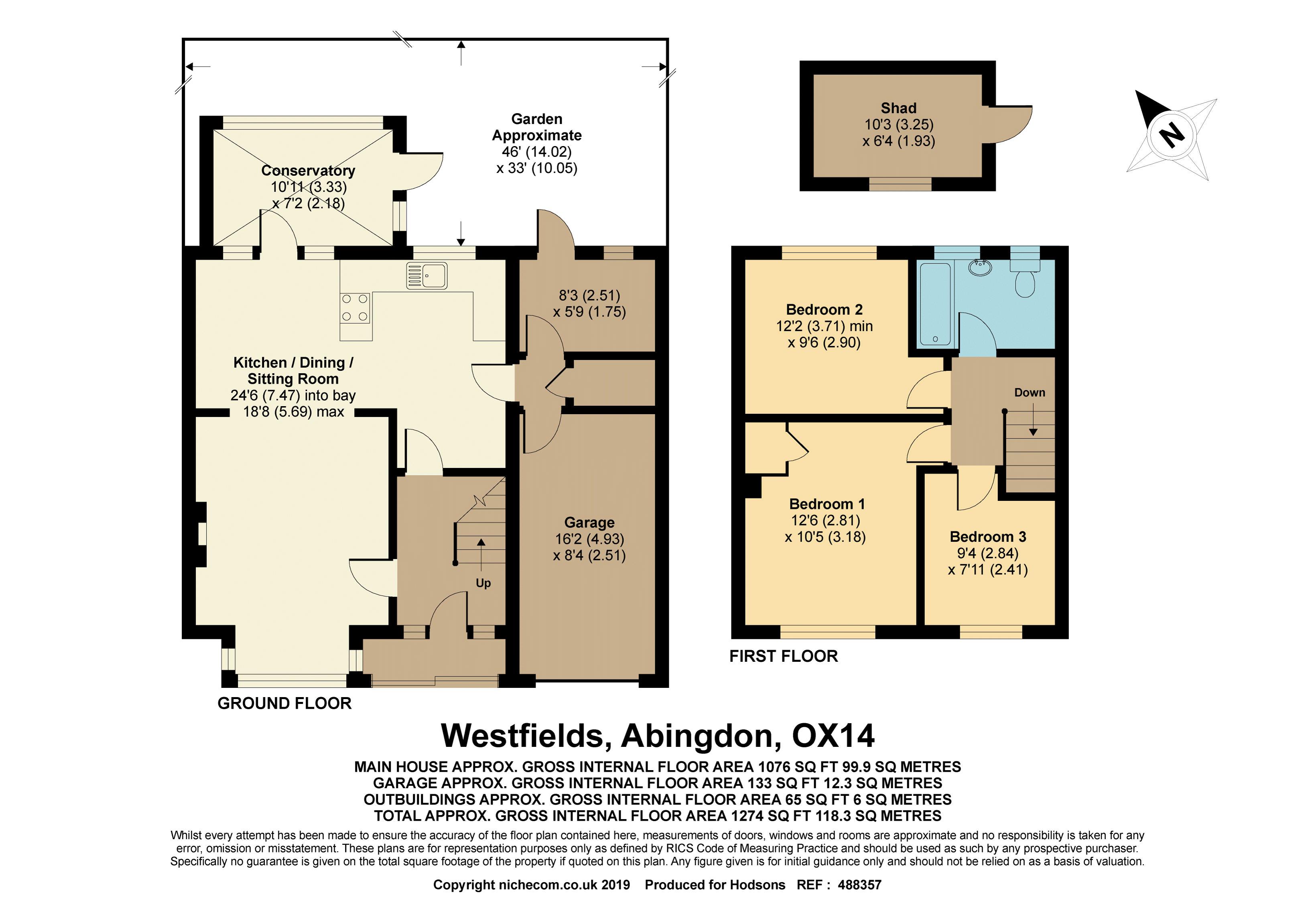 3 Bedrooms Semi-detached house for sale in Westfields, Abingdon OX14