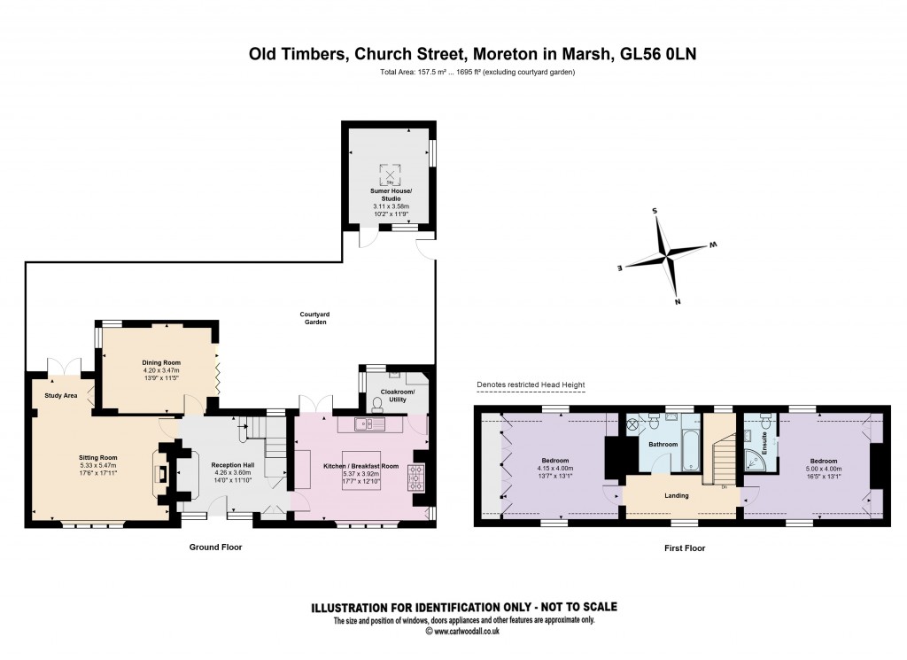 2 Bedrooms Terraced house for sale in Church Street, Moreton-In-Marsh, Gloucestershire GL56