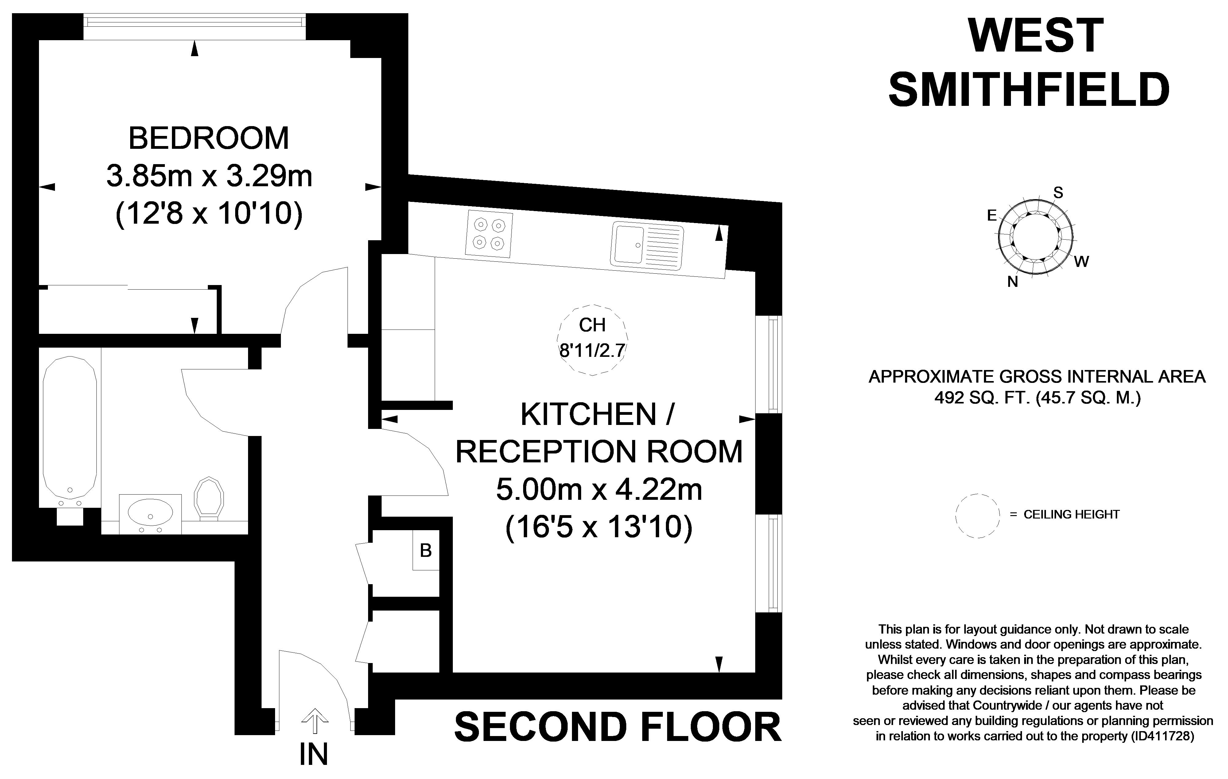 Flat 7, St. Bartholomew House, 58, West Smithfield, London floorplan
