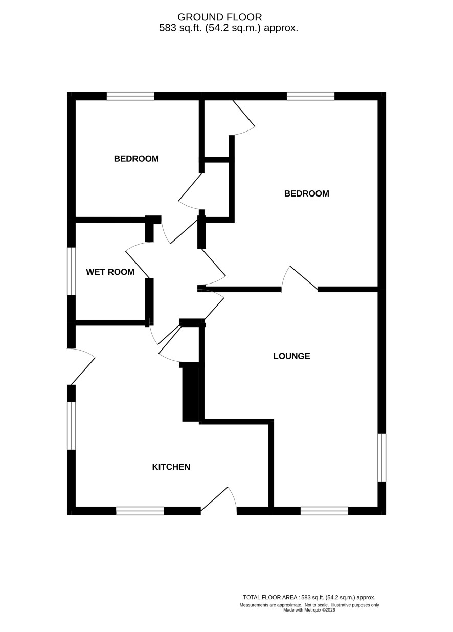 4 Aitkens Terrace, Terrington St. John, Wisbech floorplan