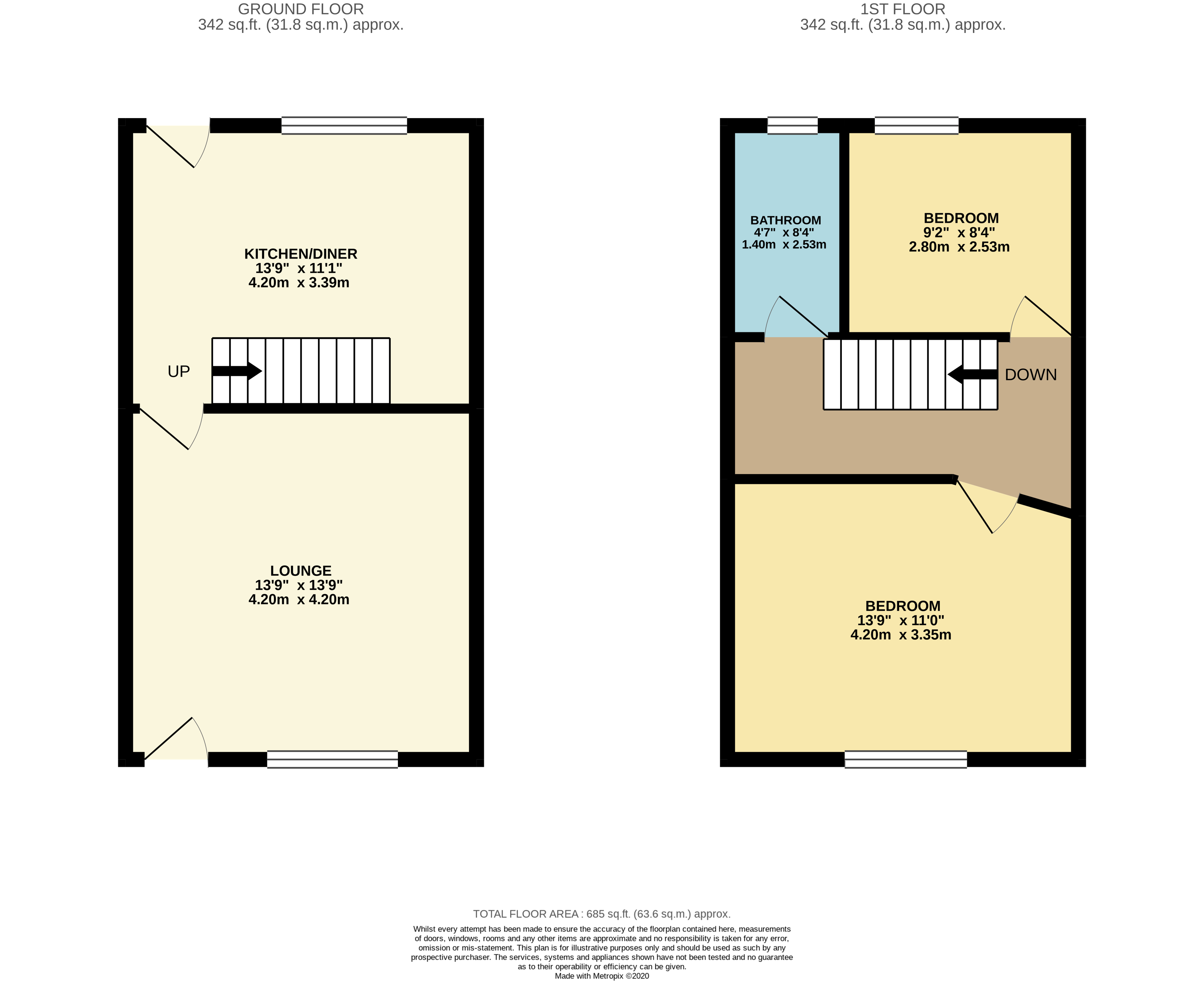 Wood Street, Bury, Greater Manchester BL8, 2 bedroom terraced house for