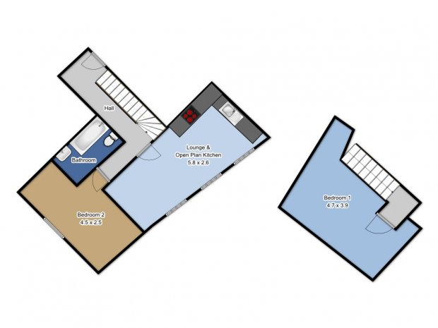 2 Bedrooms Flat to rent in Eagle Court, Lewes Road, Brighton BN2