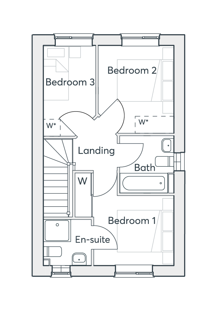 The Lawrence,, Glan Llyn, Gwent floorplan