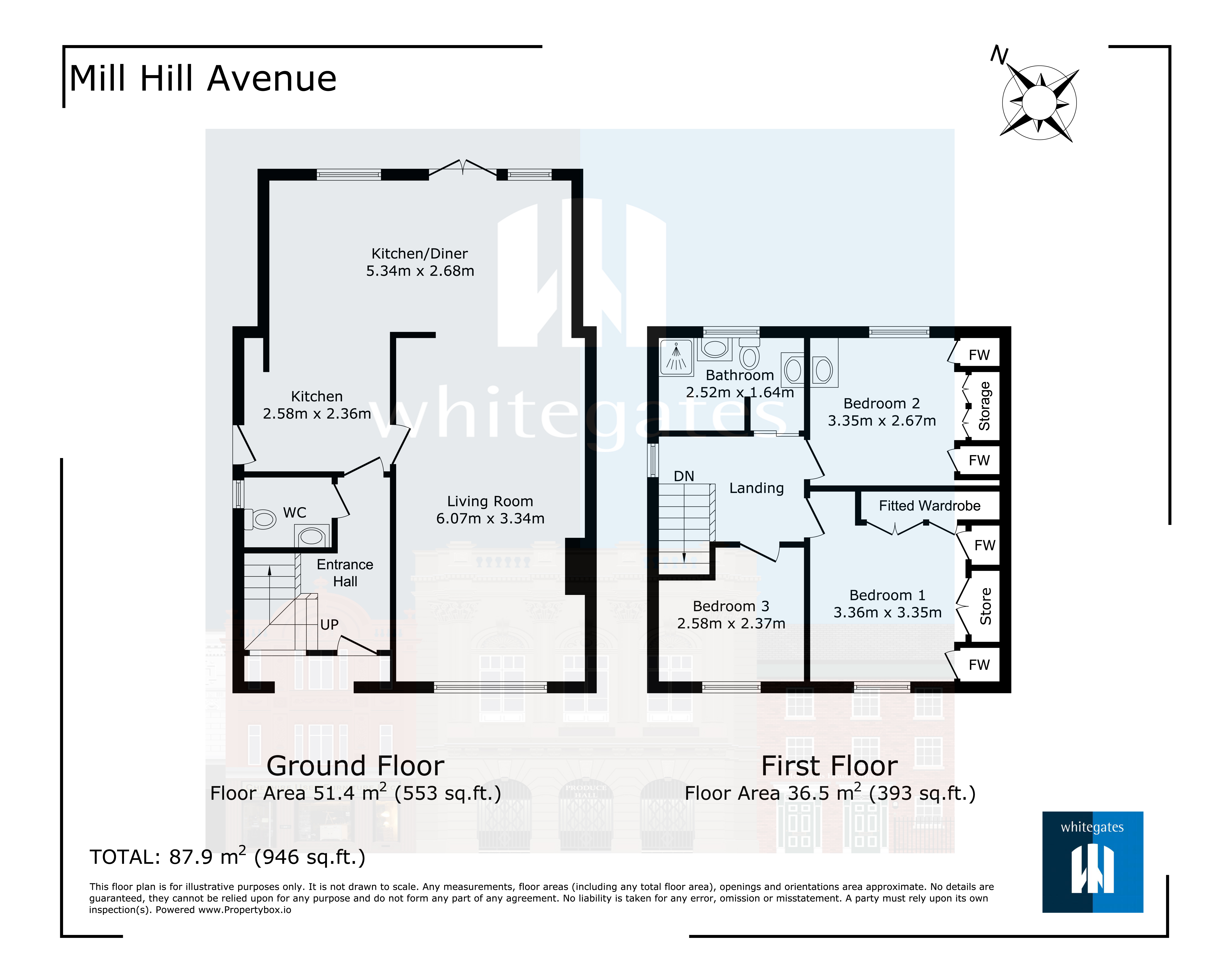49, Mill Hill Avenue, West Yorkshire floorplan