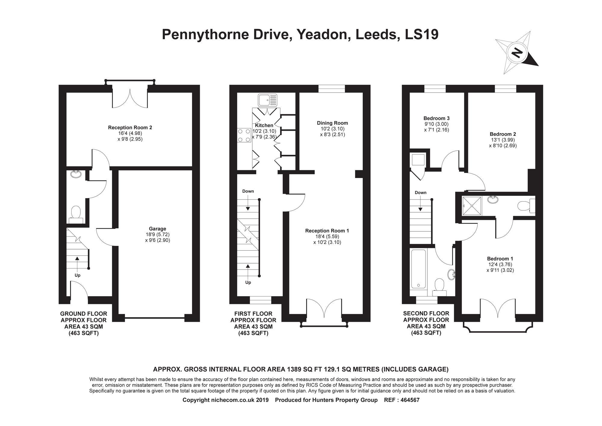4 Bedrooms Town house for sale in Pennythorne Drive, Yeadon, Leeds LS19