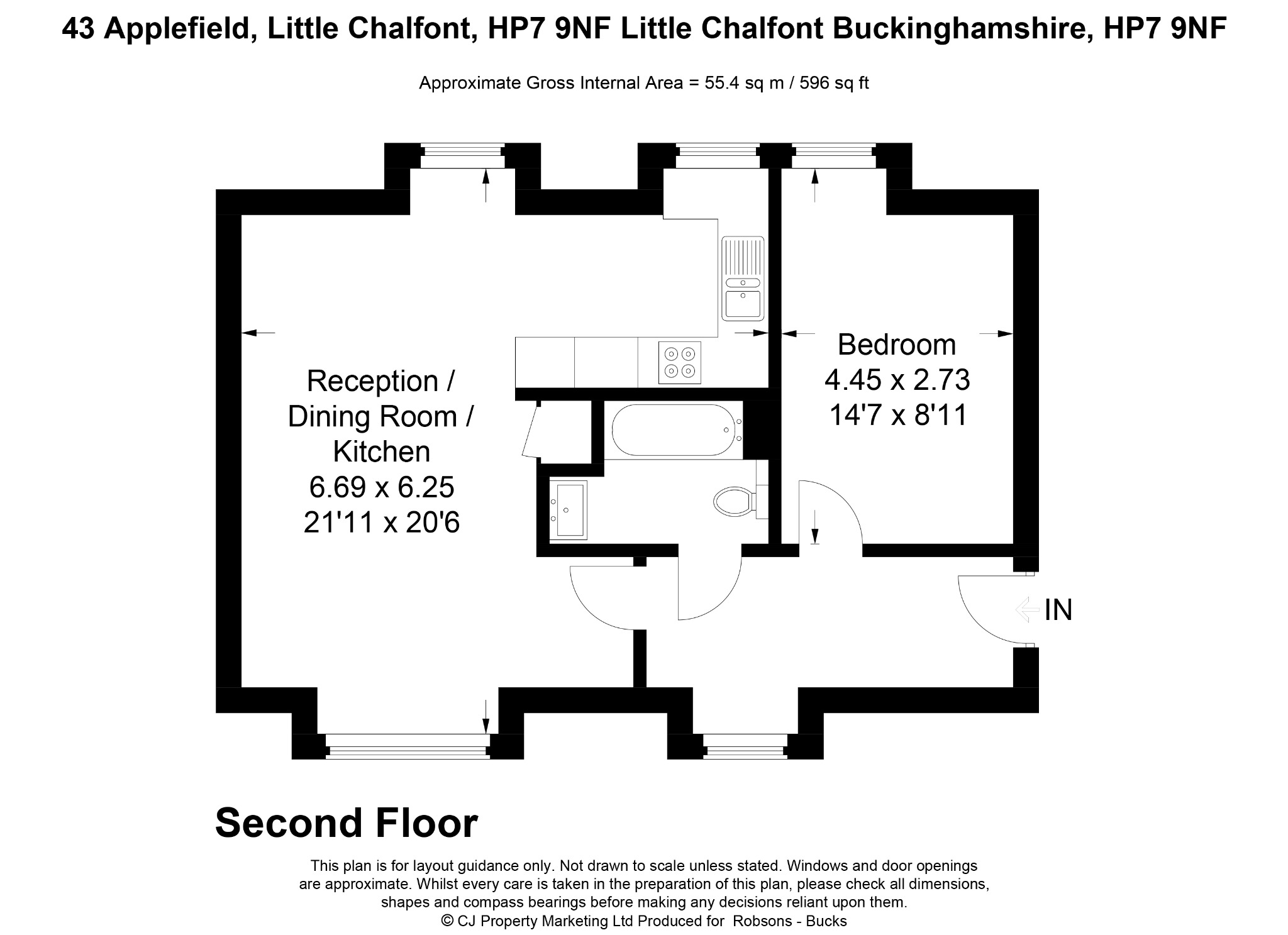 43 Applefield, Little Chalfont floorplan