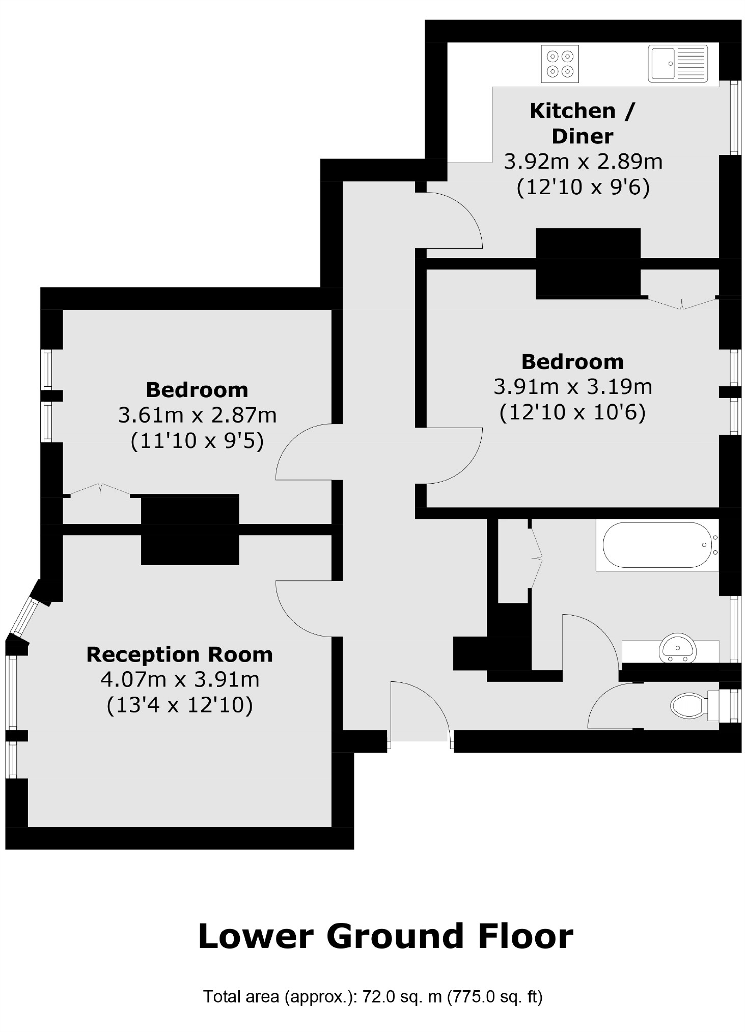 23, Avonmore Gardens, London floorplan