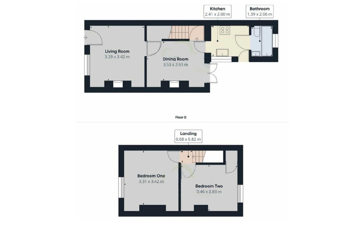 No. 83 Mow Cop Road, Stoke-On-Trent floorplan
