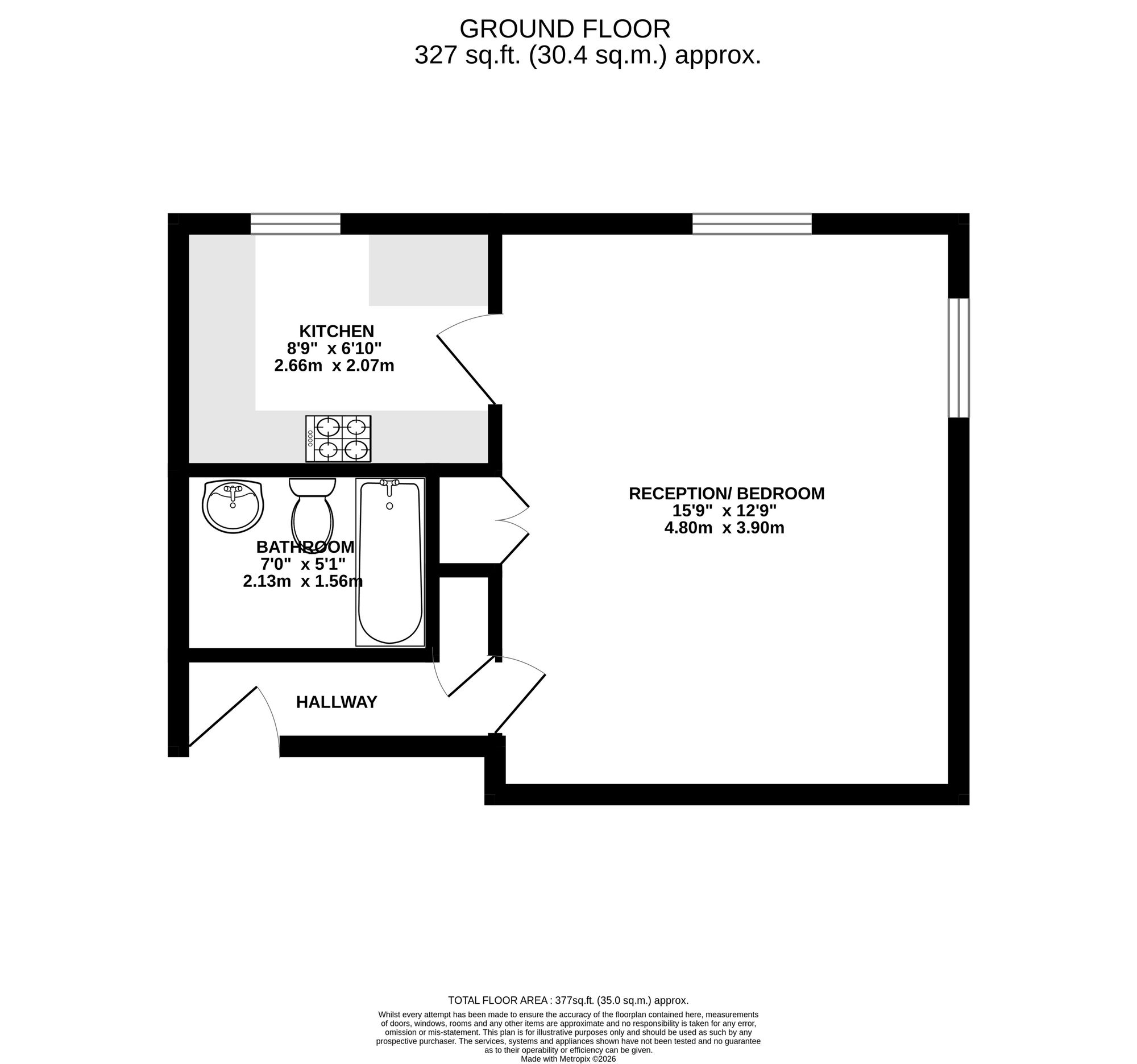 41 Fairbairn Close, Purley floorplan
