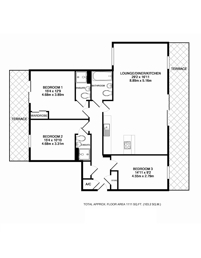 3 Bedrooms Flat for sale in Queen Mary Avenue, London E18