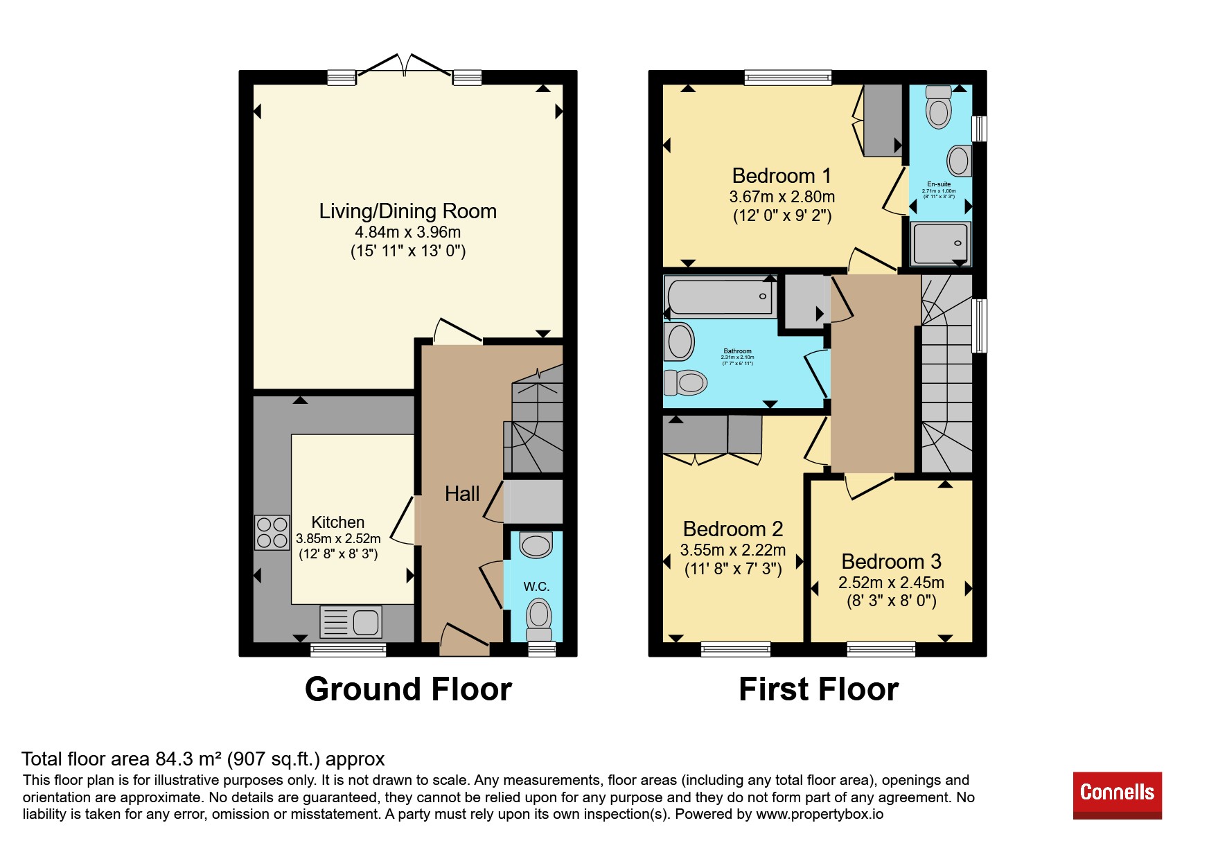 84, Eveas Drive, Sittingbourne floorplan