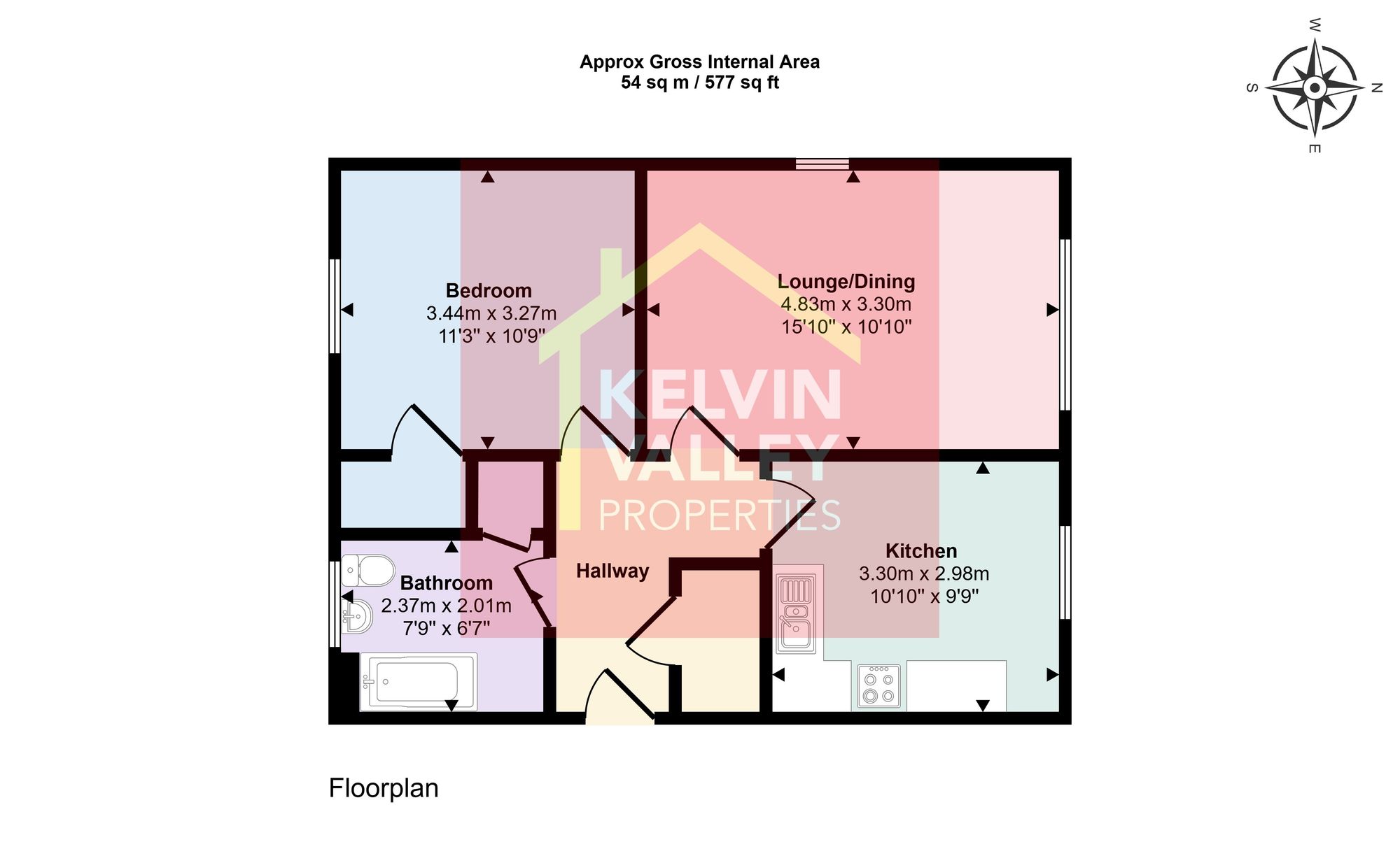 5 Backbrae Street, Glasgow floorplan